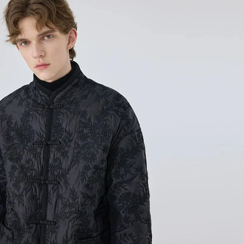 Men's Embroidered Quilted Jacket