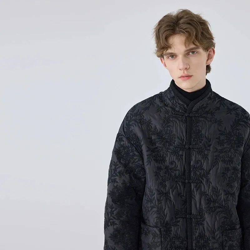 Men's Embroidered Quilted Jacket