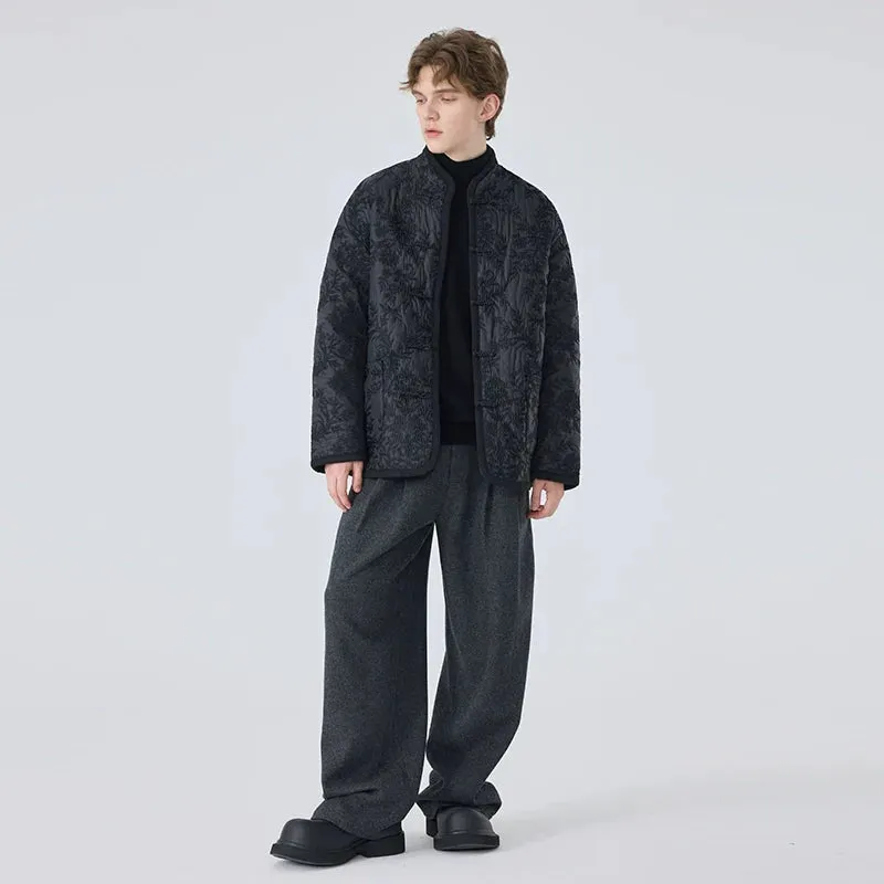 Men's Embroidered Quilted Jacket