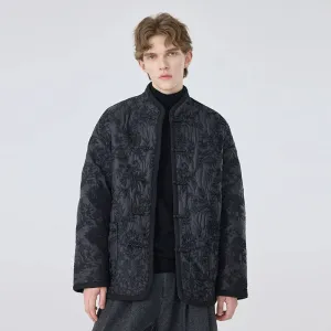Men's Embroidered Quilted Jacket