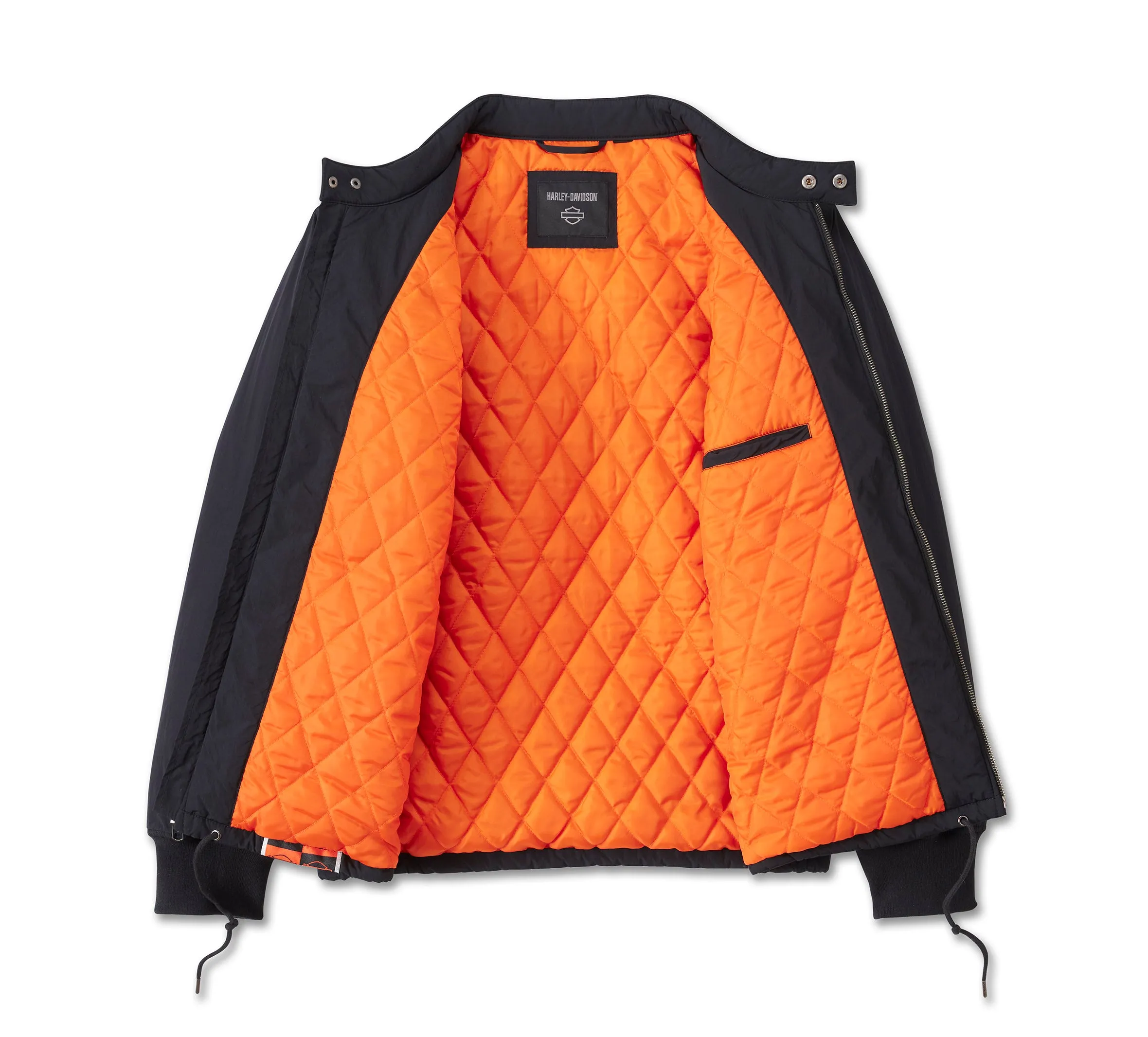 Men's Race Stripes Coaches Jacket - Harley Black