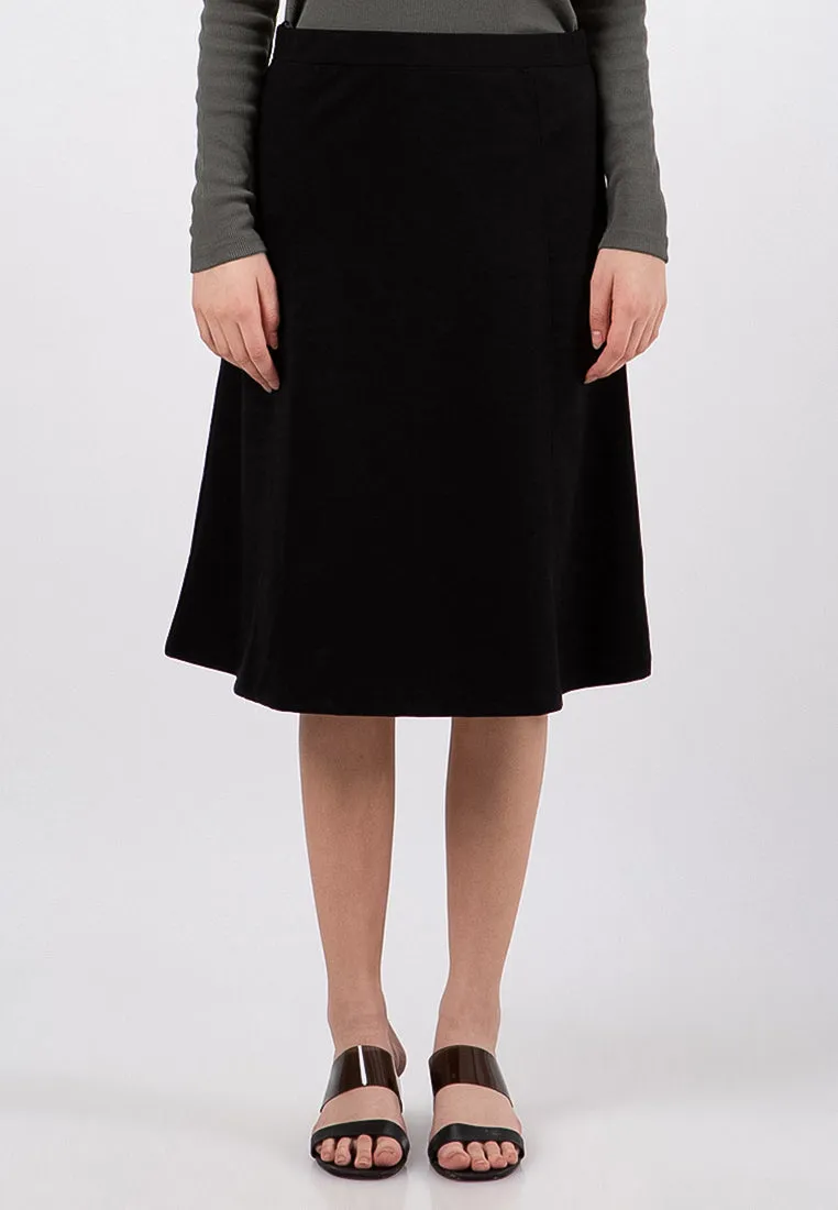 Midi A-Line Skirt