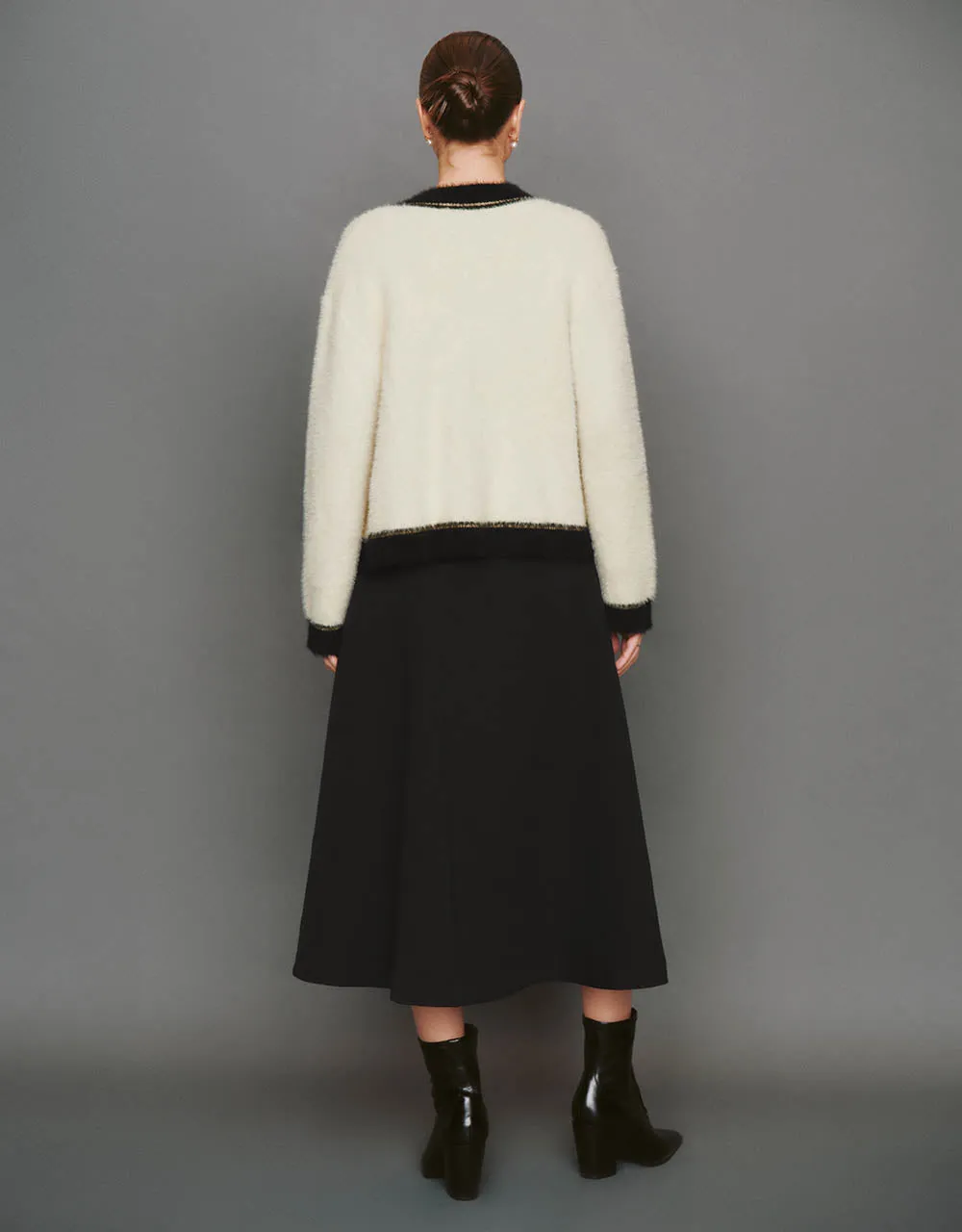 Midi A-Line Skirt