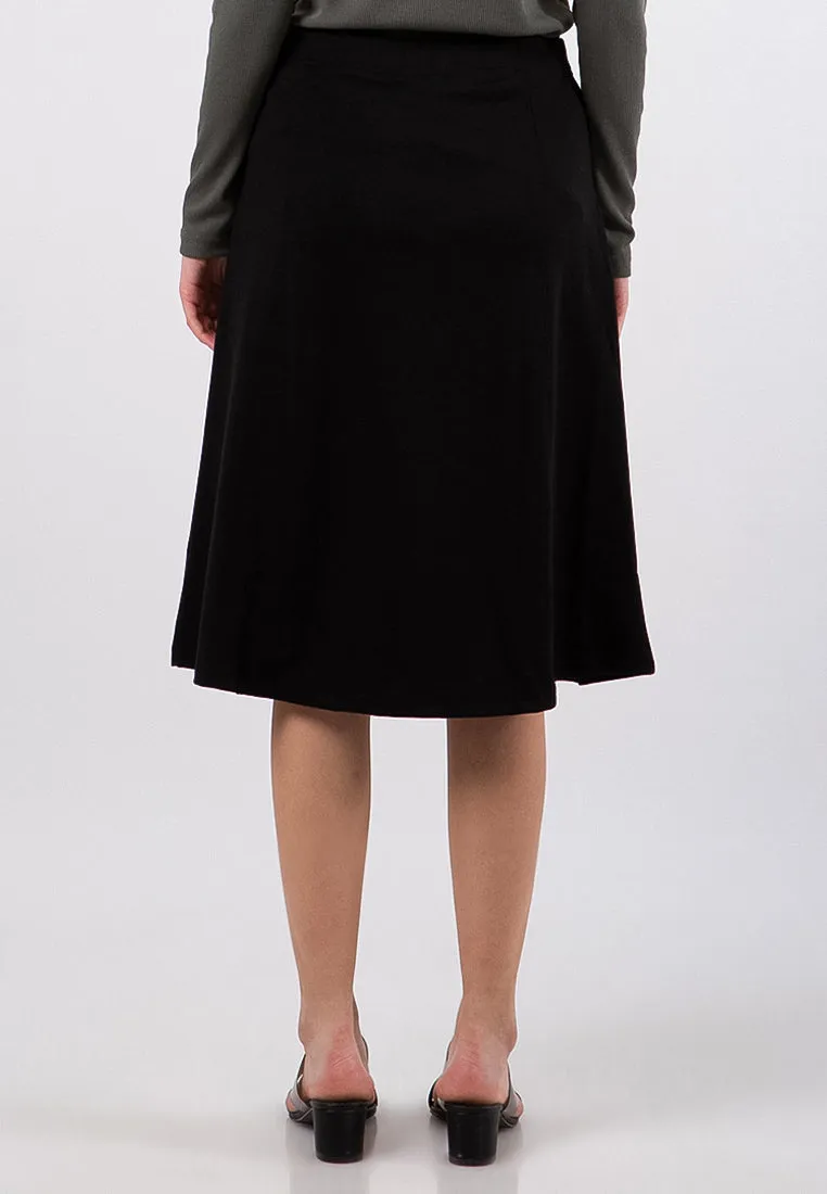 Midi A-Line Skirt
