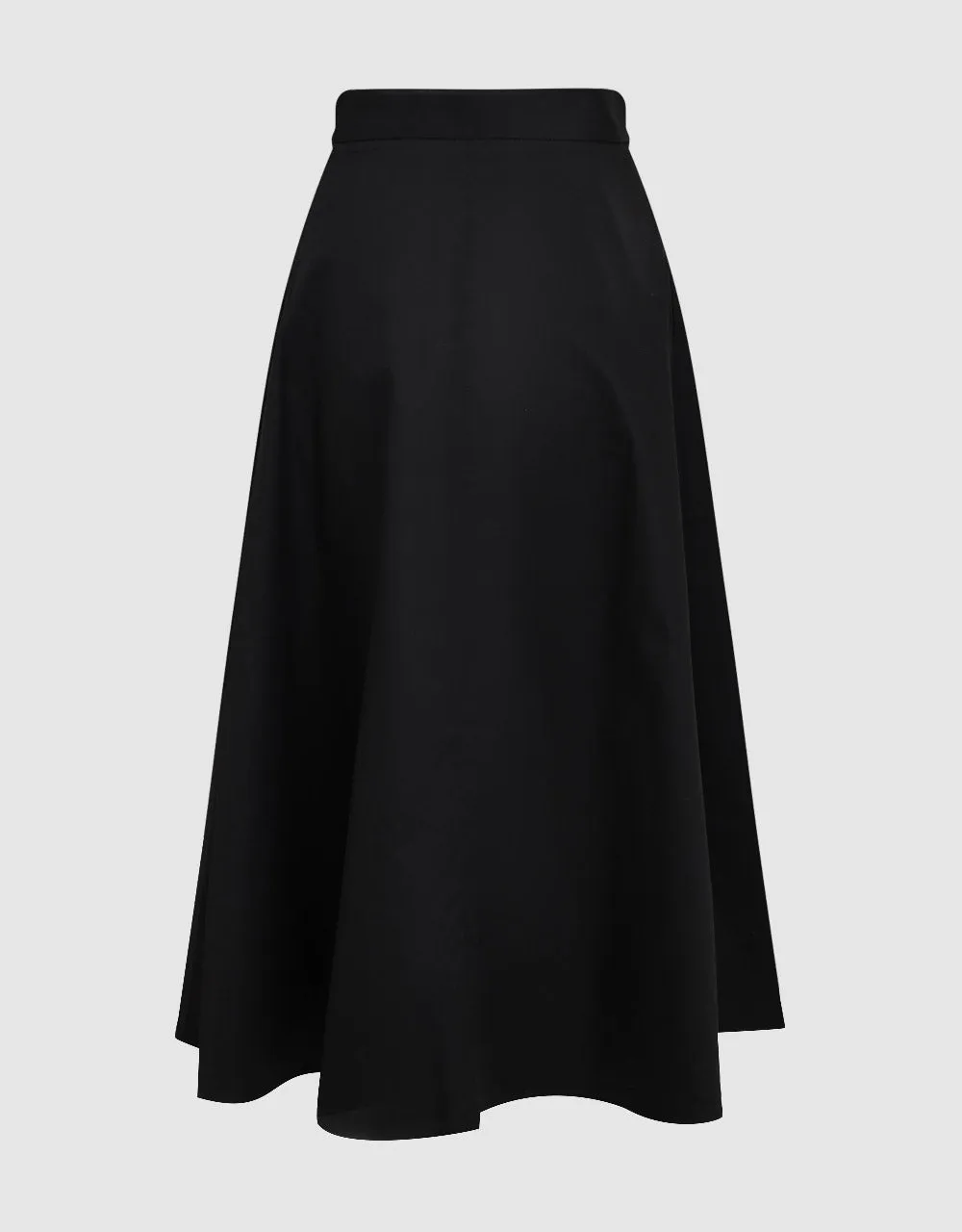 Midi A-Line Skirt
