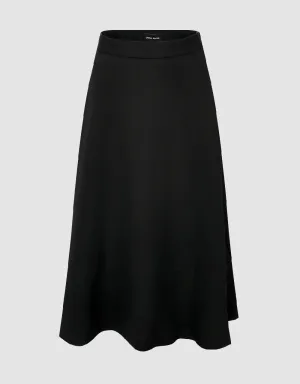 Midi A-Line Skirt