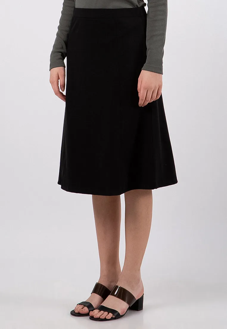 Midi A-Line Skirt