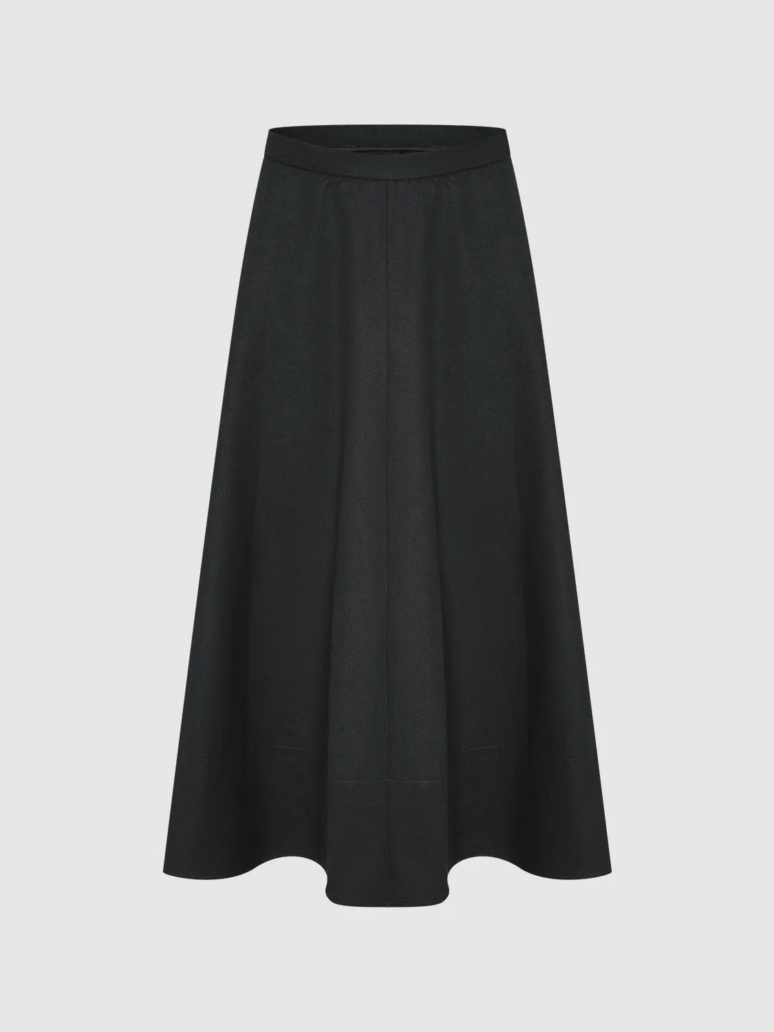 Midi A-Line Skirt