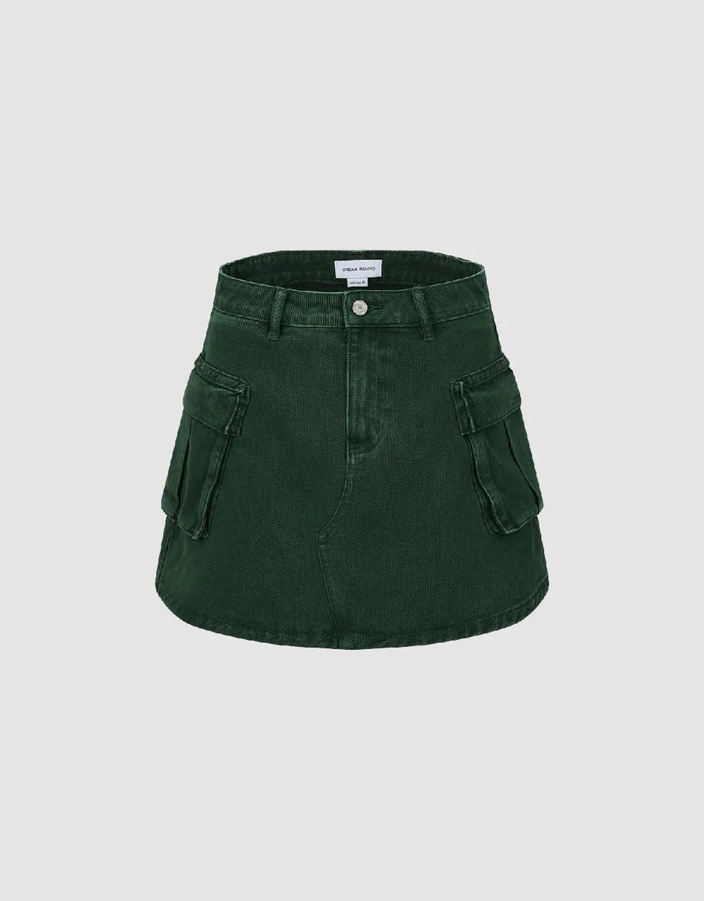 Mini A-Line Denim Skirt