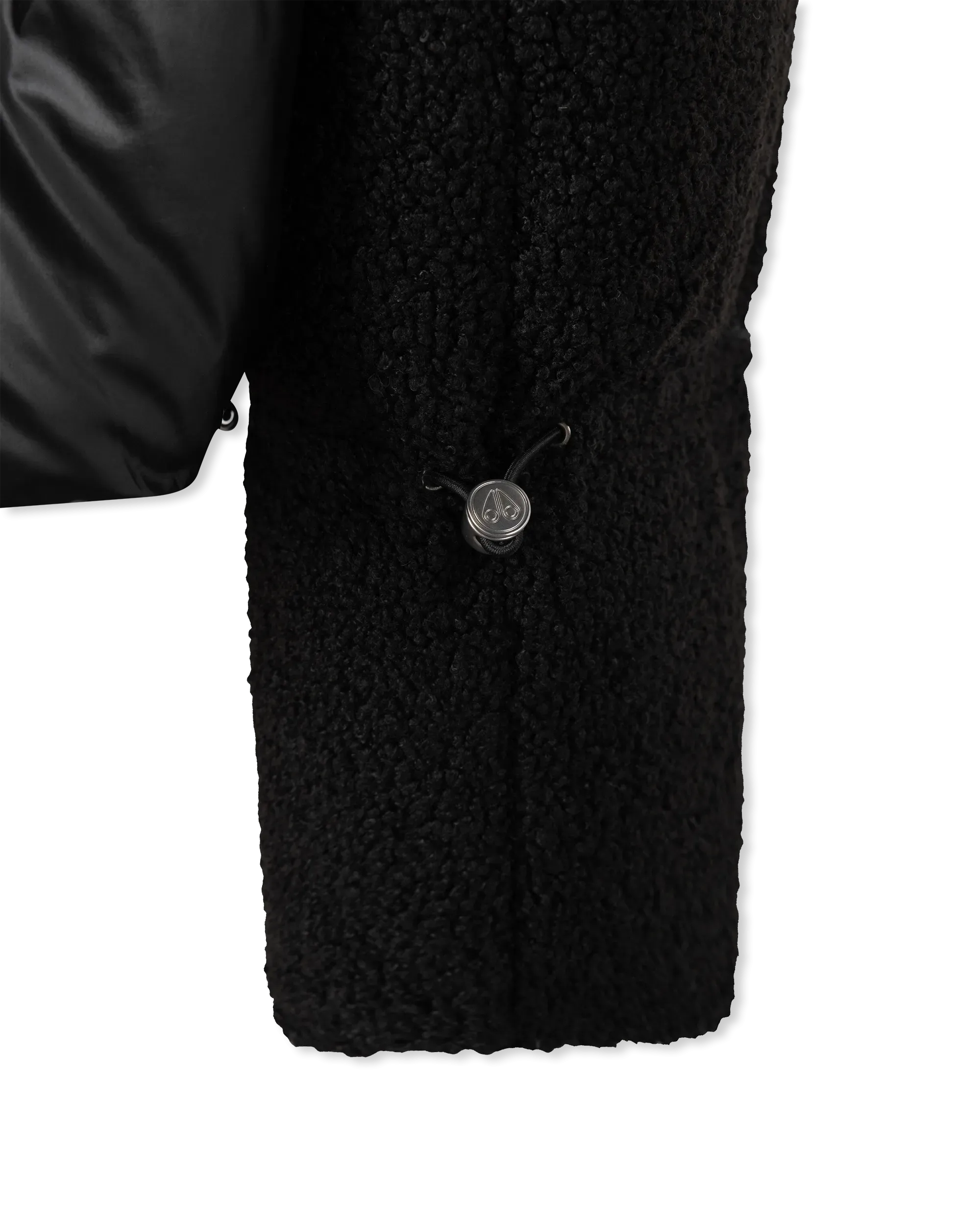 Moose Knuckles Agate Shearling Down Puffer Jacket