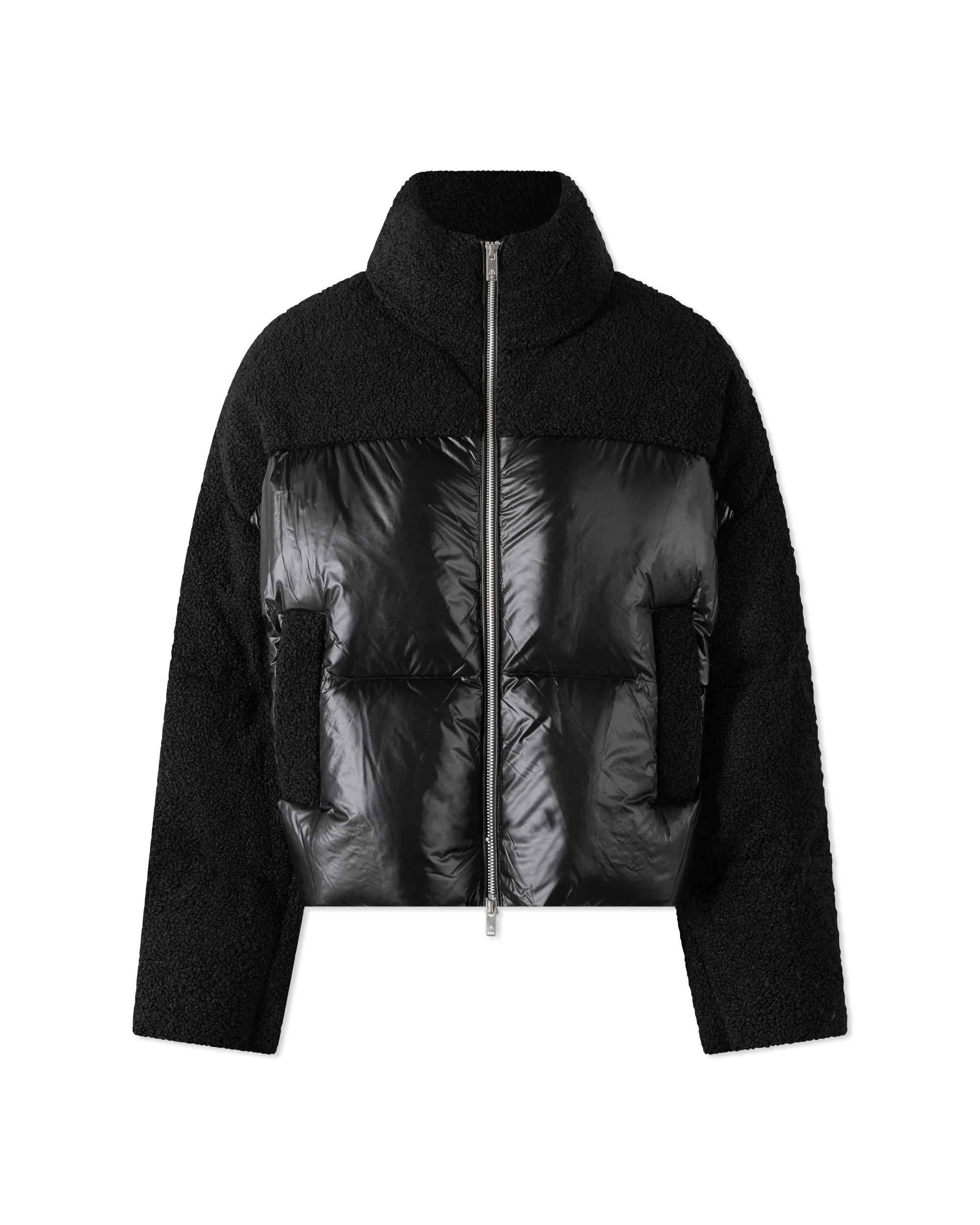 Moose Knuckles Agate Shearling Down Puffer Jacket