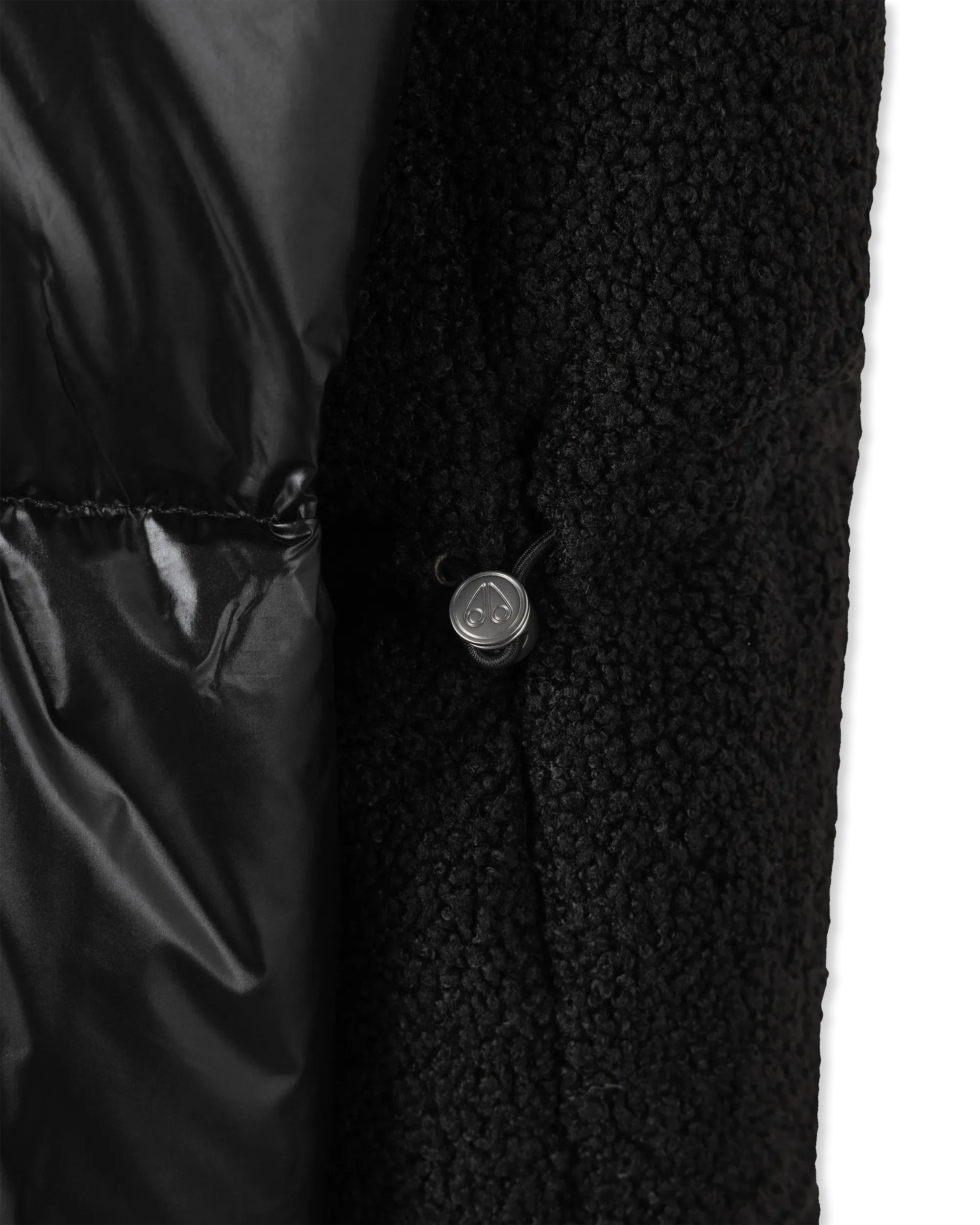 Moose Knuckles Agate Shearling Down Puffer Jacket