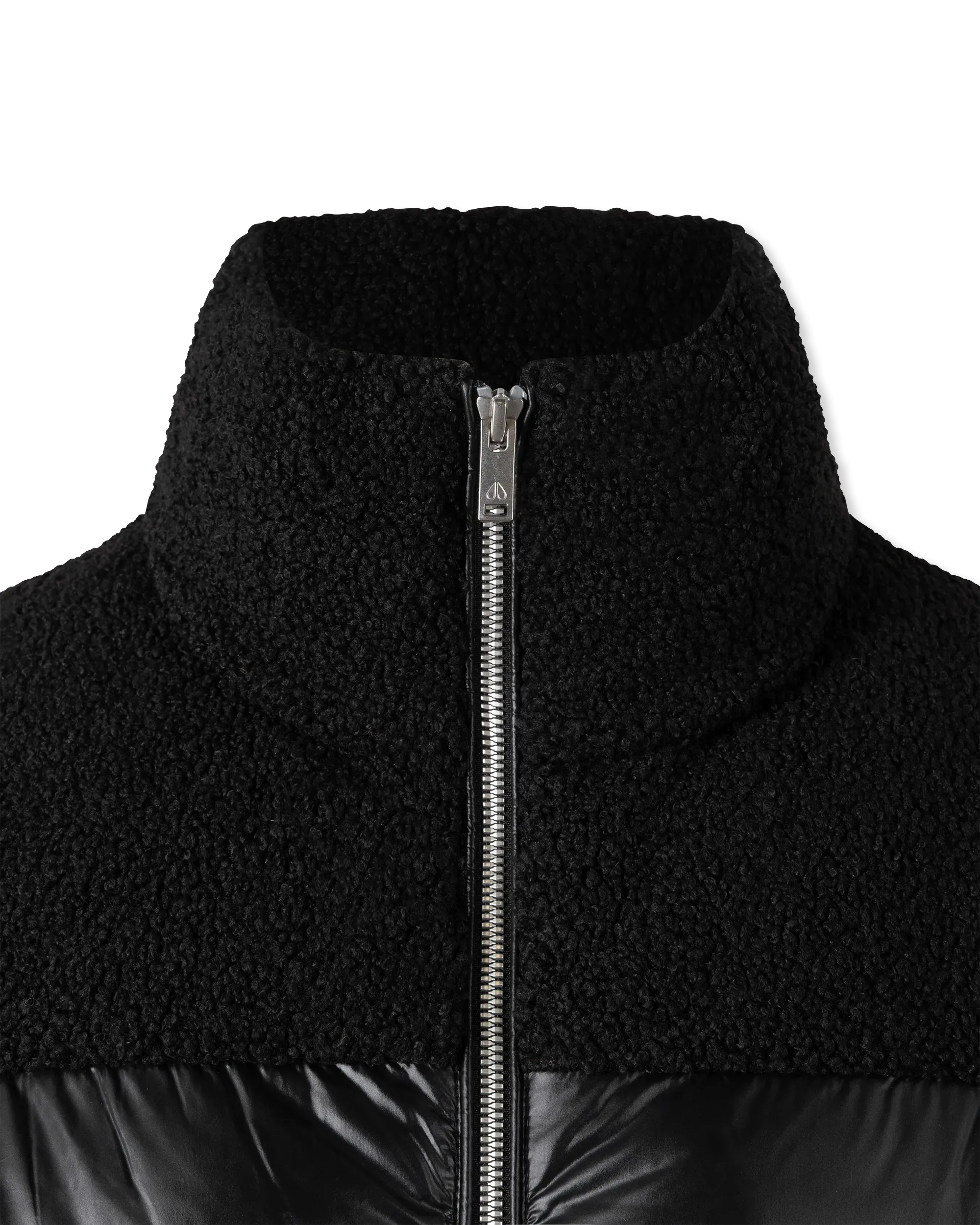 Moose Knuckles Agate Shearling Down Puffer Jacket