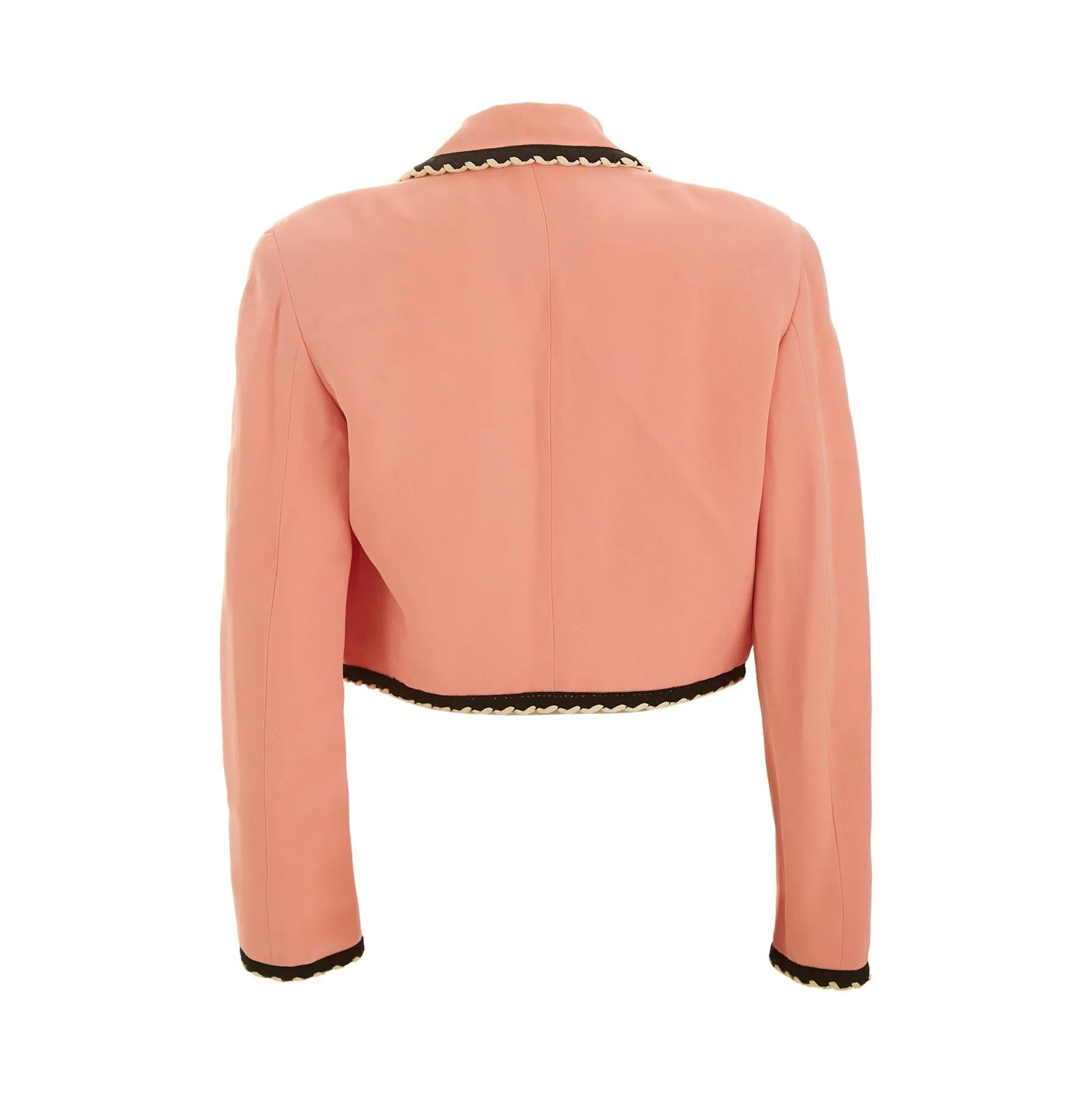Moschino Pink Cropped Blazer