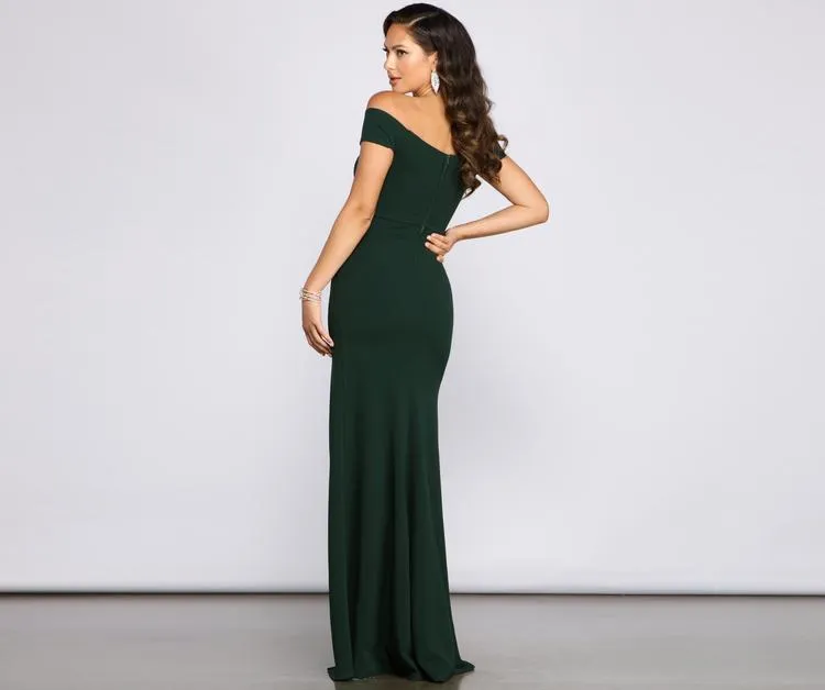 Myra Formal Stylish High Slit Dress