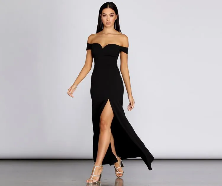 Myra Formal Stylish High Slit Dress