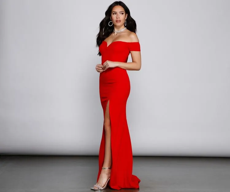 Myra Formal Stylish High Slit Dress