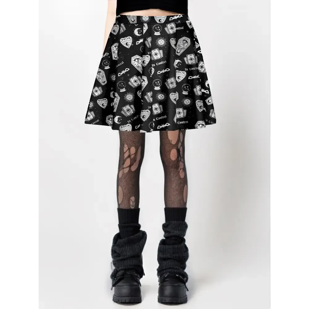 Night Reading Skirt in Silky Fabric for Mystical Occasions