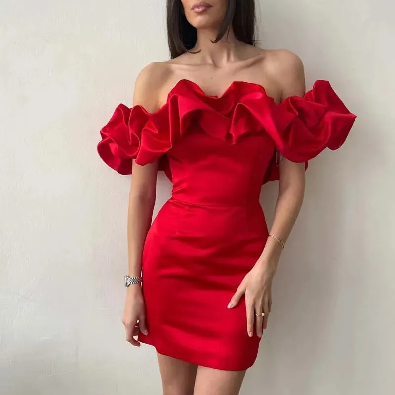 Off-shoulder dress