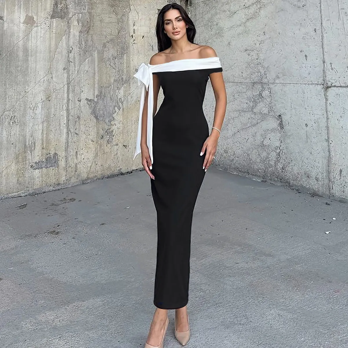 Onella® | Off-The-Shoulder Women'S Dress With Bow