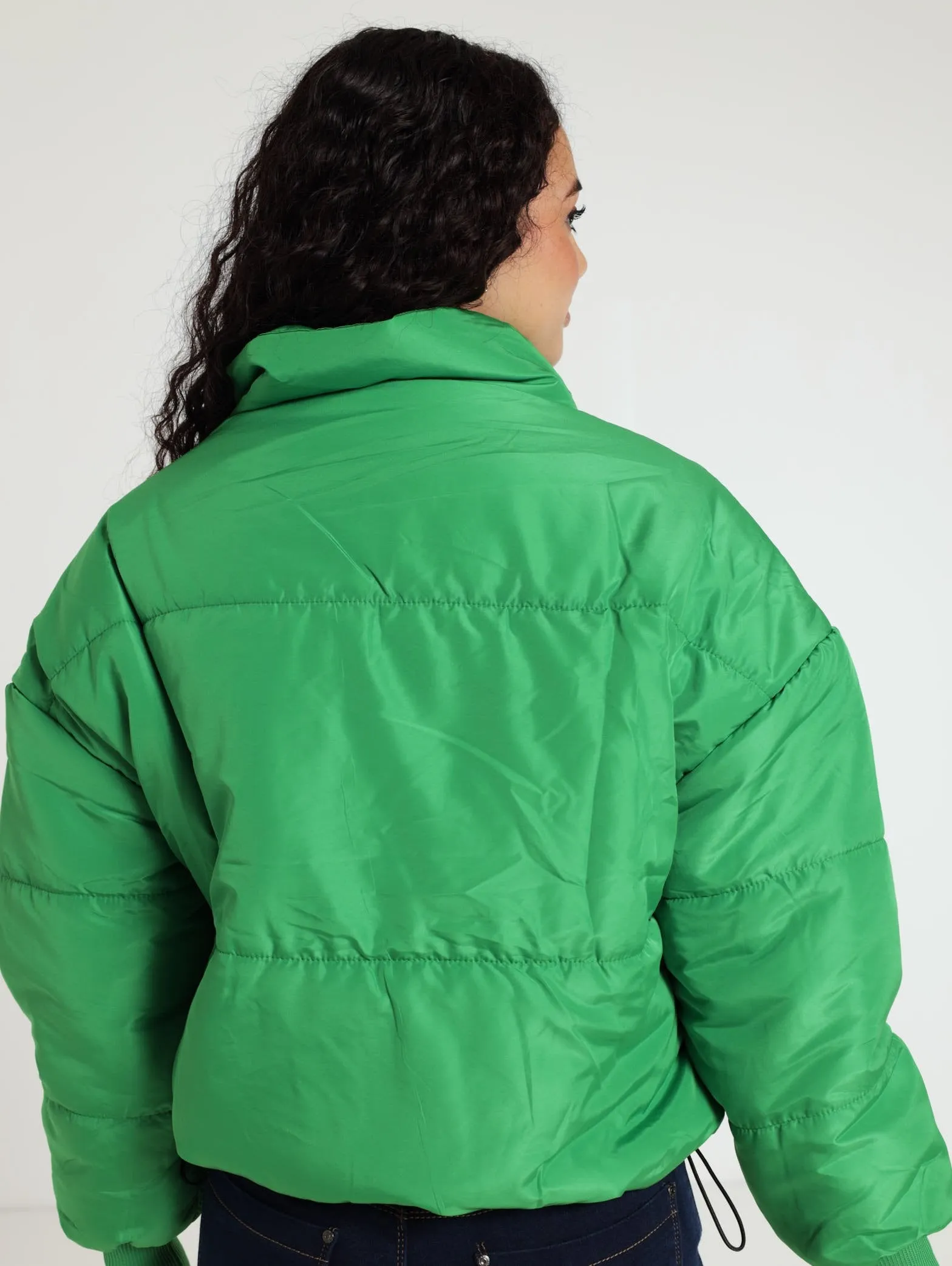 Oversized Puffer Jacket - Green