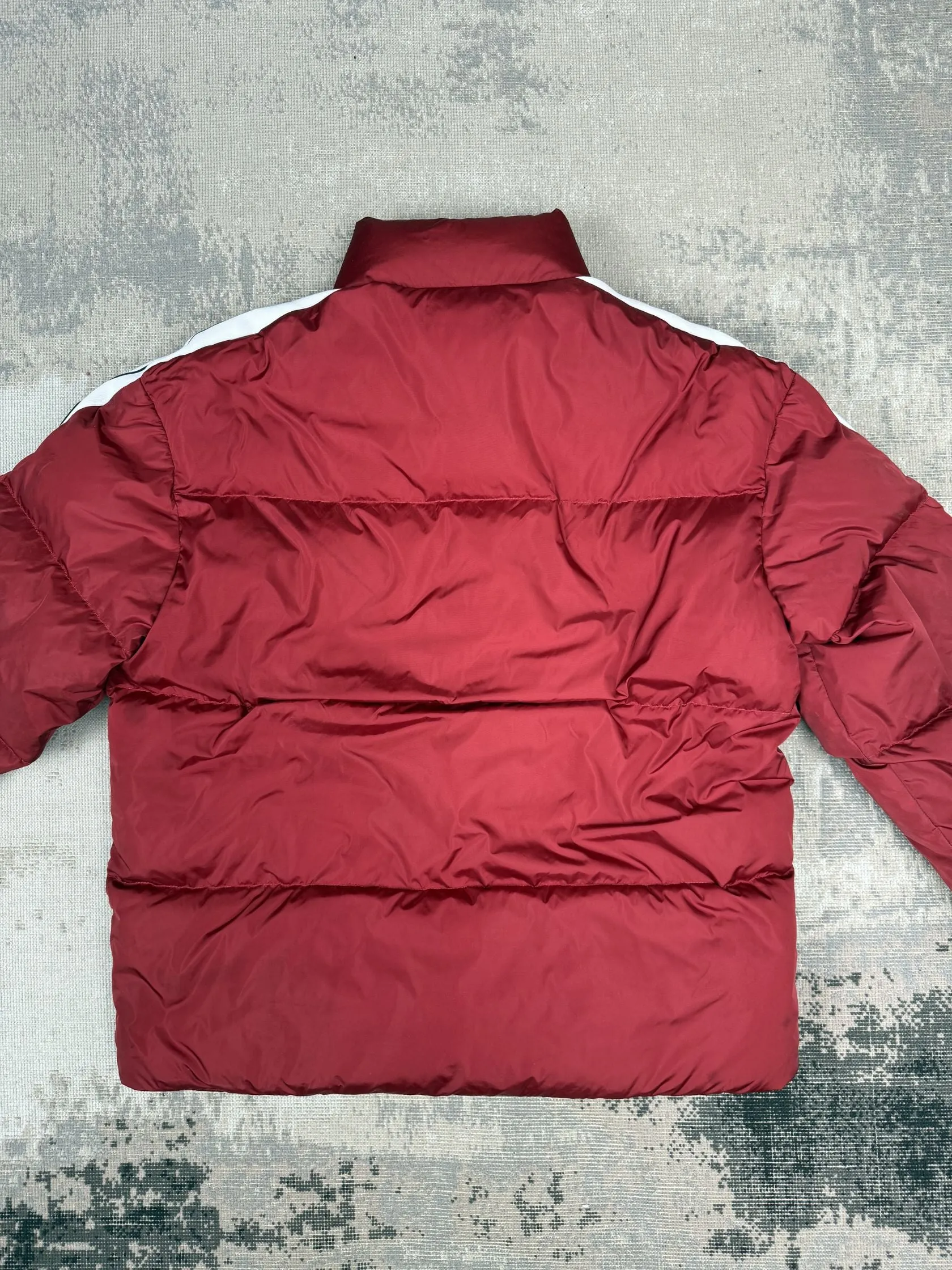 Palm Angels Track Puffer Jacket- Red