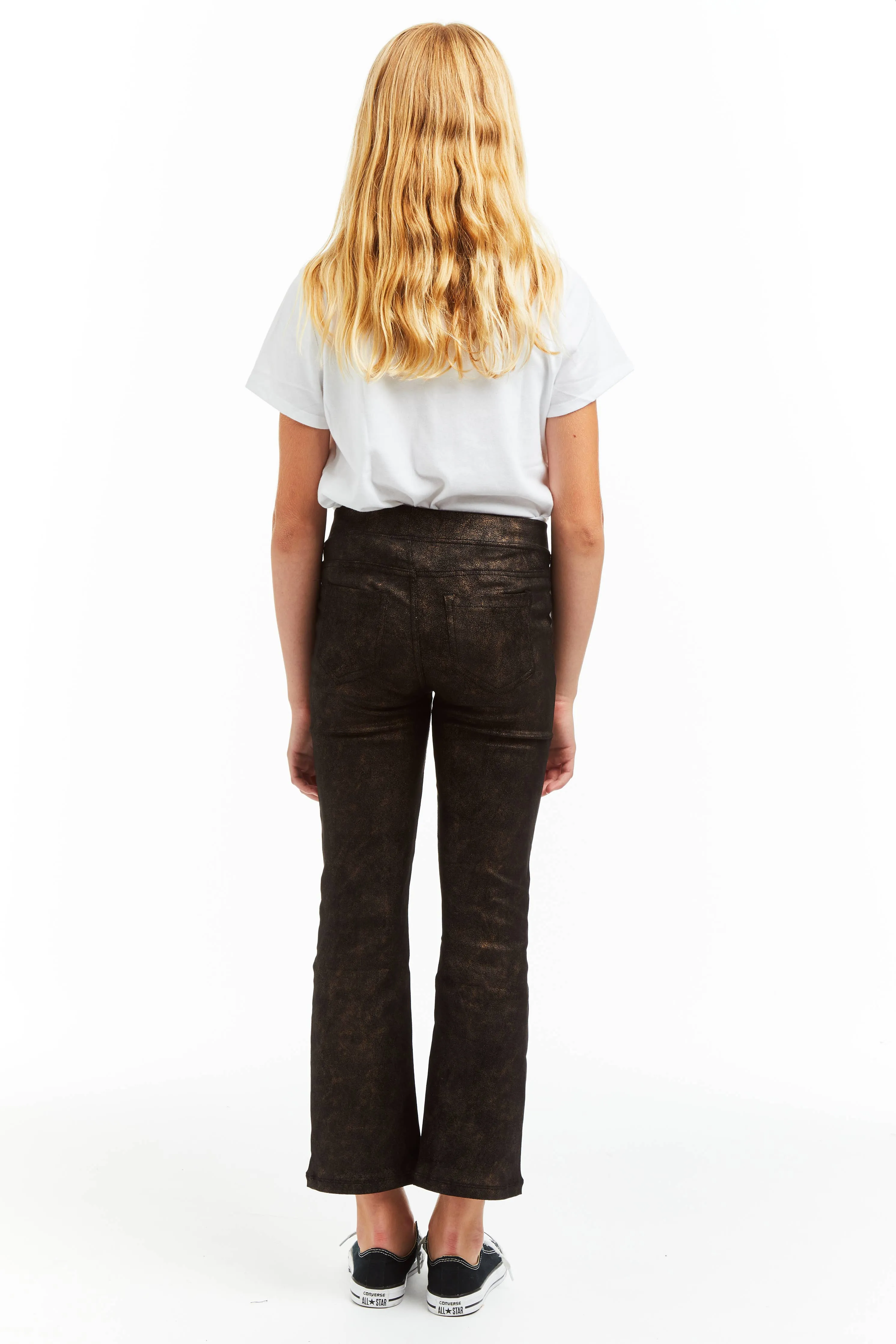 PULL ON VINTAGE SUEDE CROP FLARE