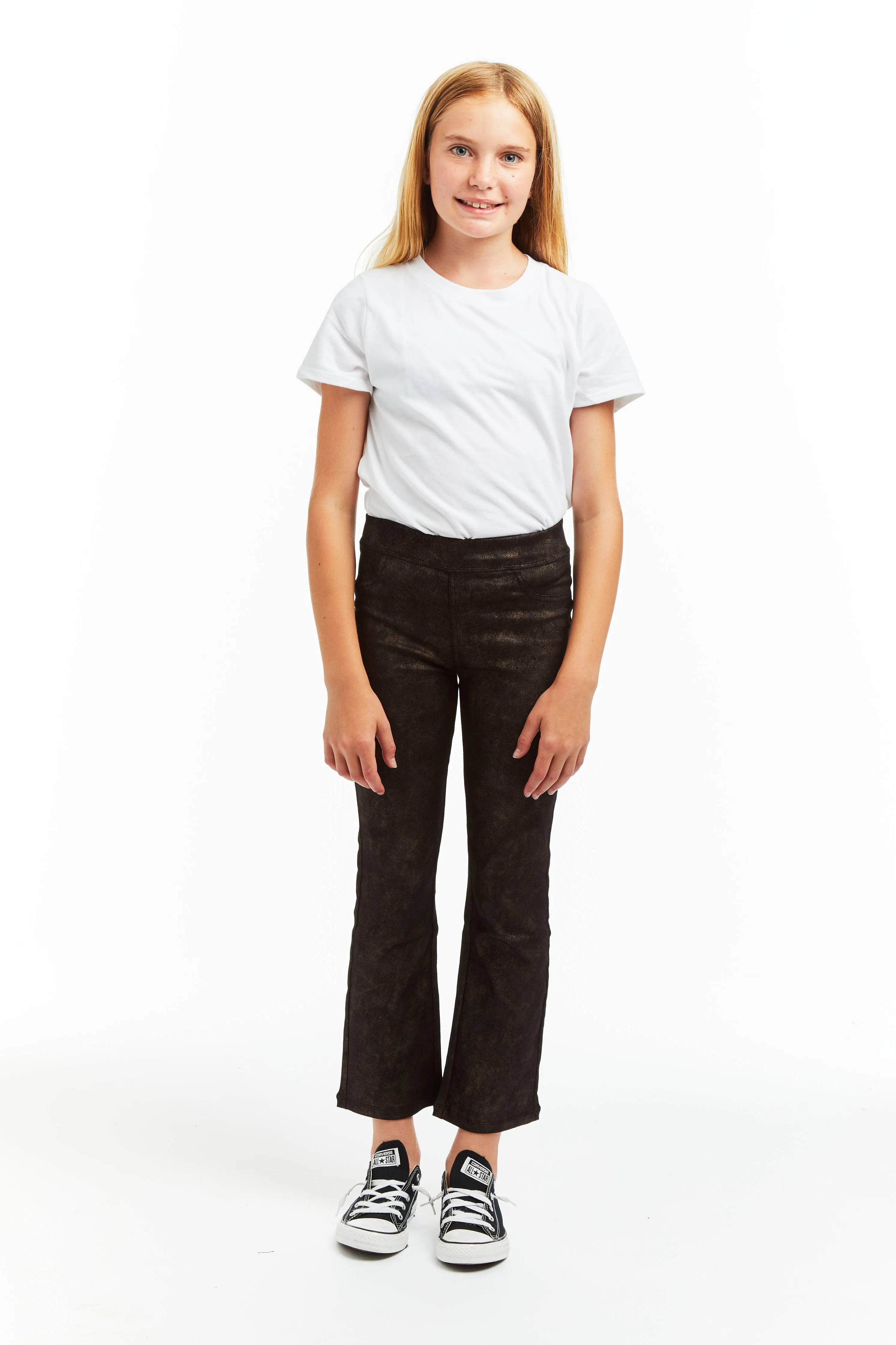 PULL ON VINTAGE SUEDE CROP FLARE