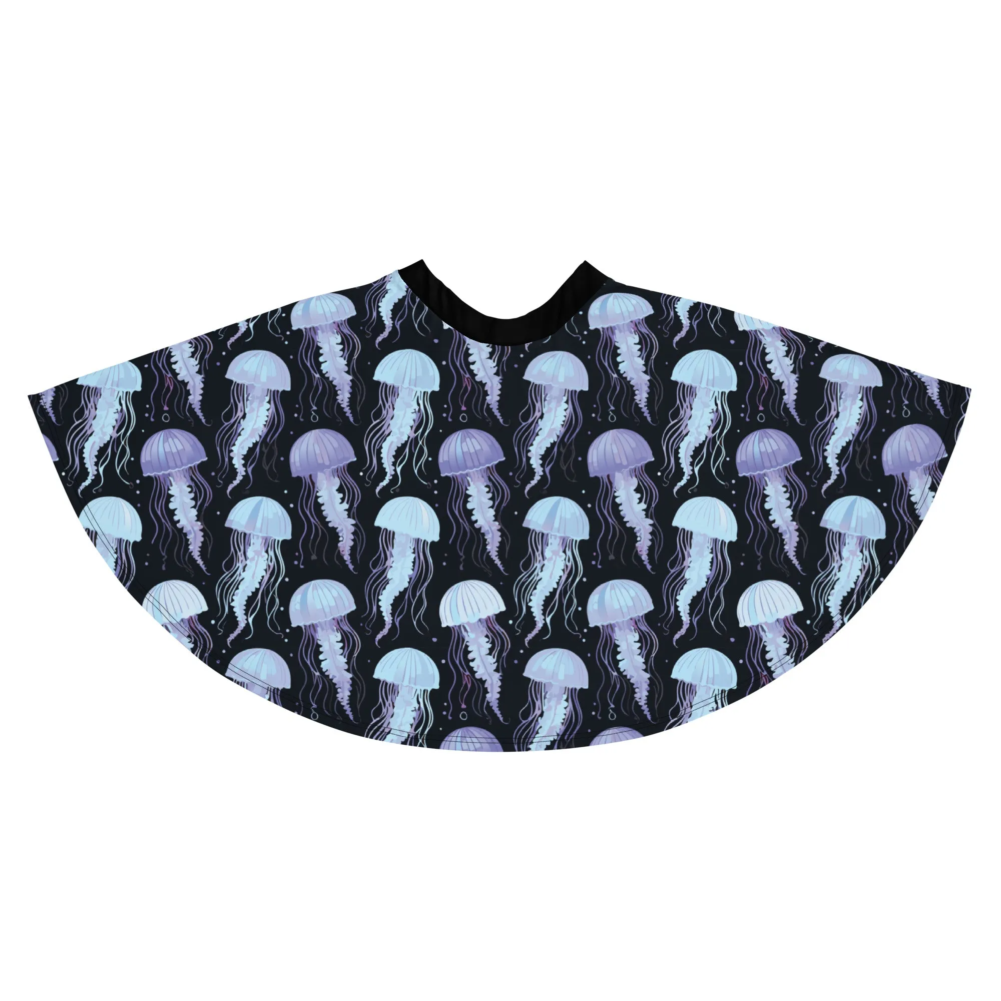 Purple Jellyfish Patterned | Skater Skirt