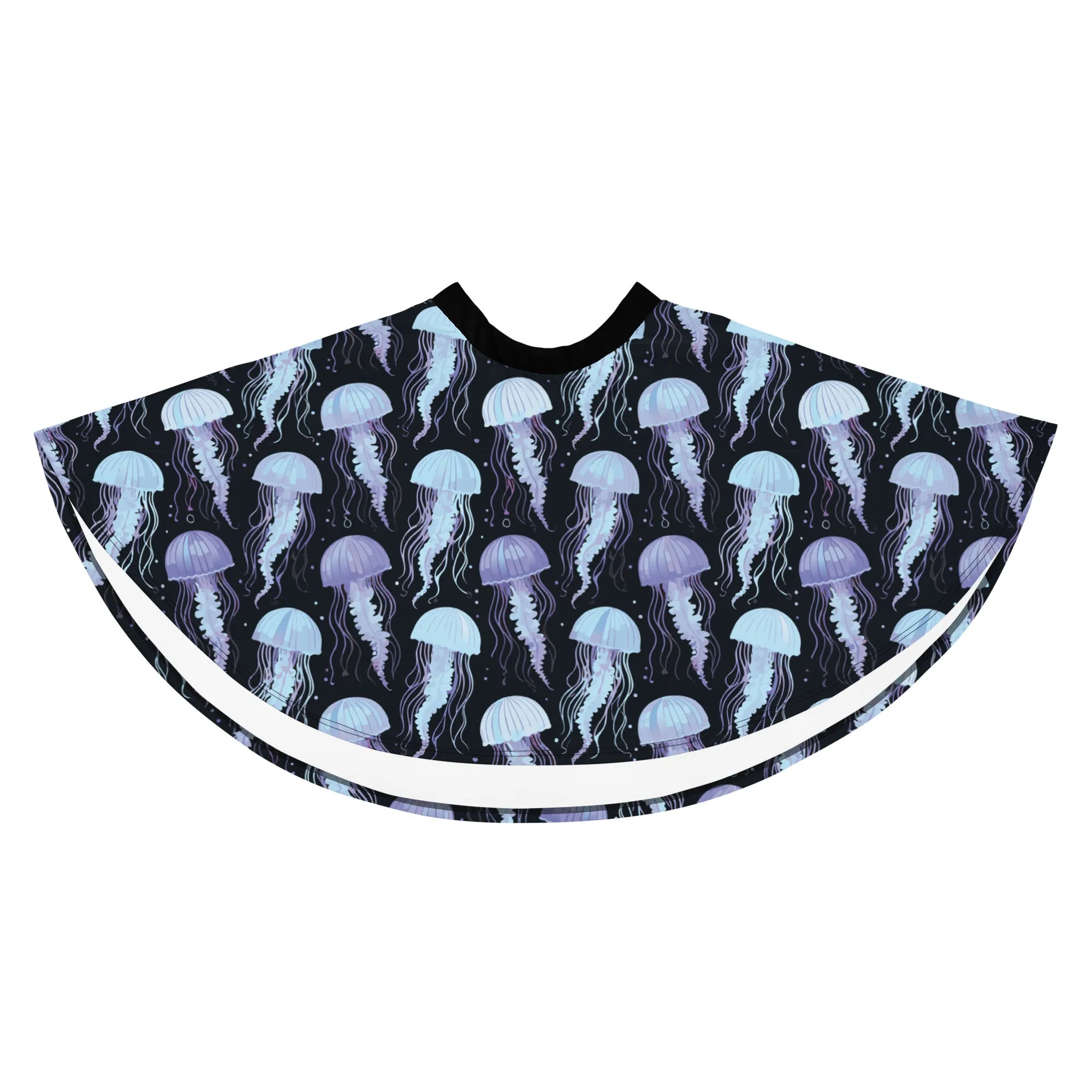 Purple Jellyfish Patterned | Skater Skirt