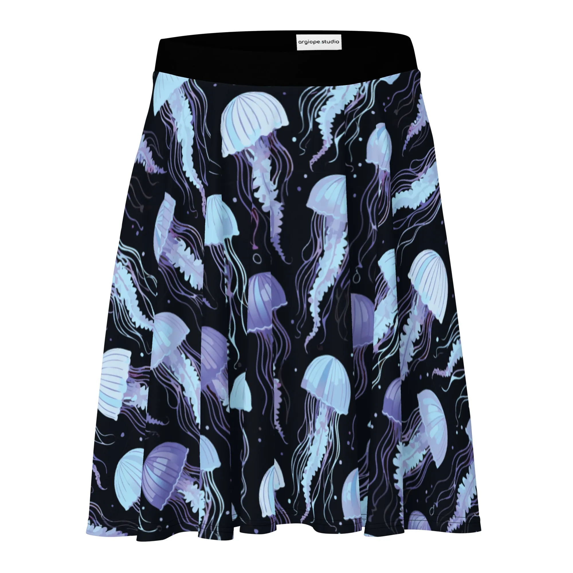 Purple Jellyfish Patterned | Skater Skirt