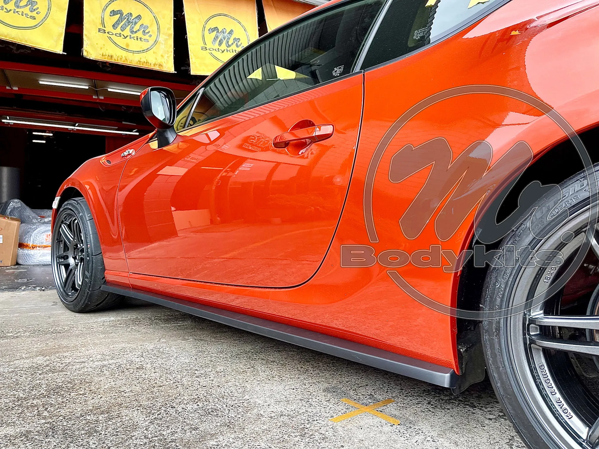 Quality Plastic Made Charge-Speed CS side skirt For Toyota 86 / Subaru BRZ 2012-2020