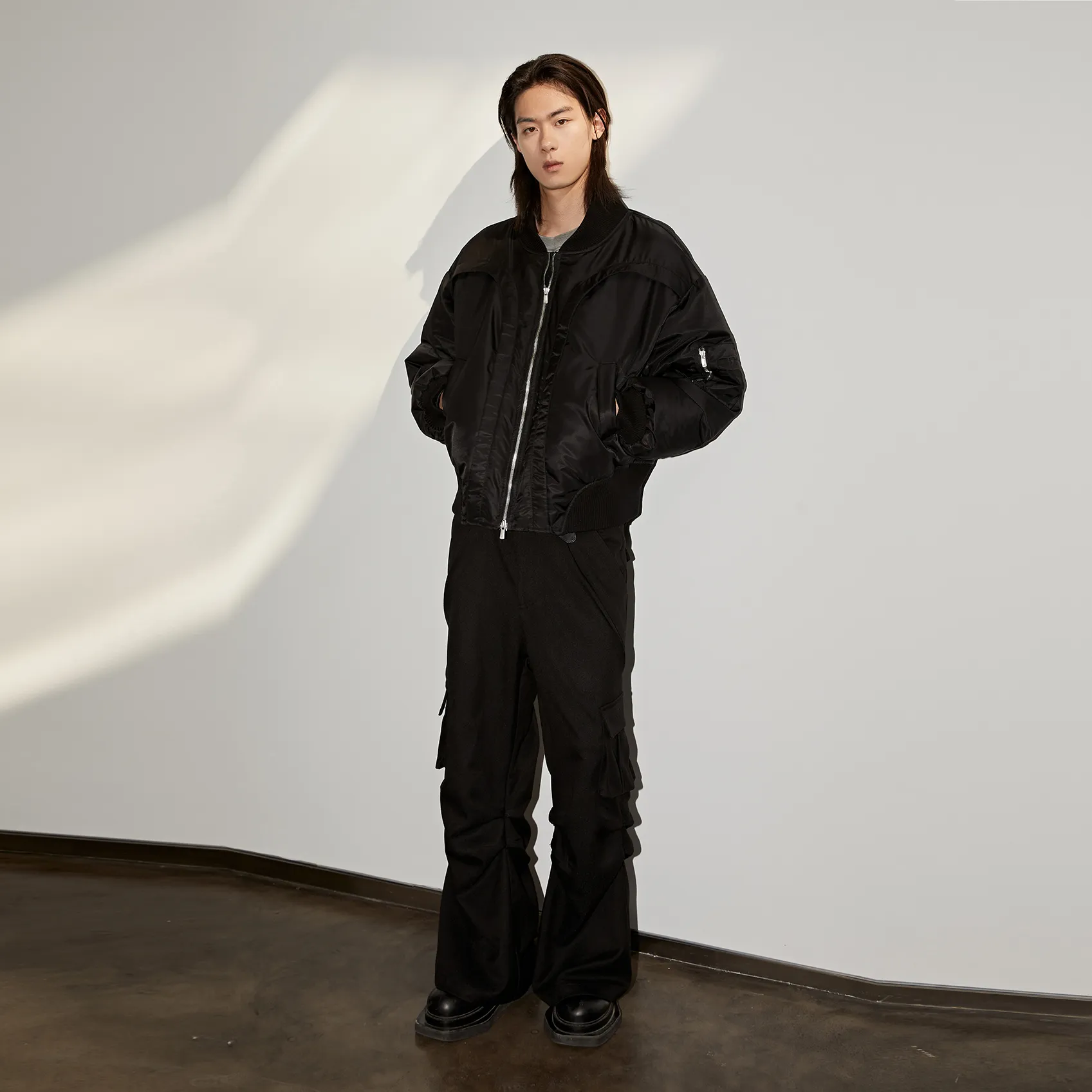Quilted Bomber Jacket