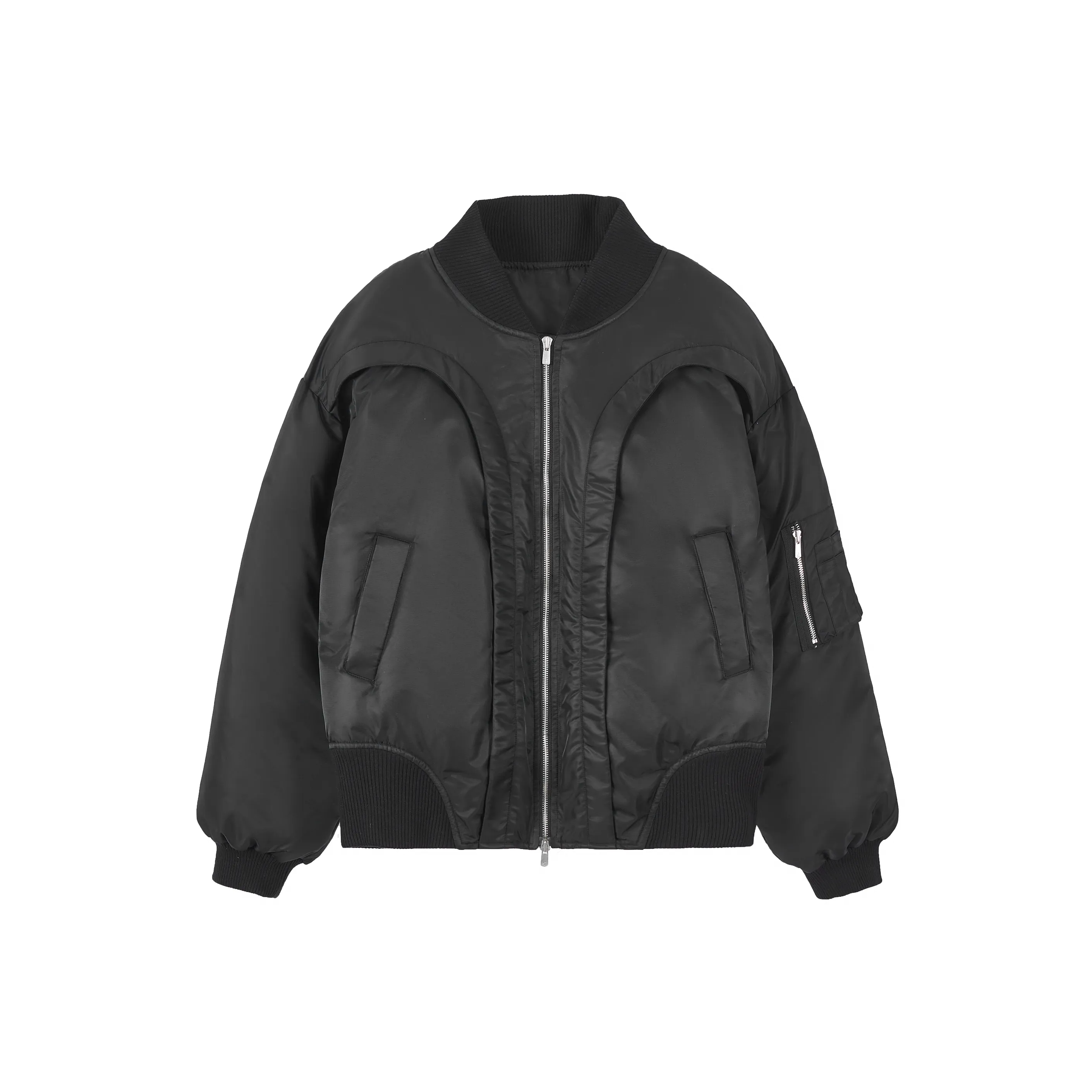 Quilted Bomber Jacket