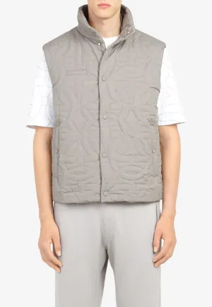 Quilted Gancini Gilet