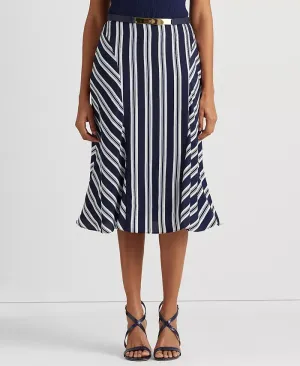 Ralph Lauren Striped A-Line Skirt