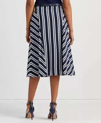 Ralph Lauren Striped A-Line Skirt