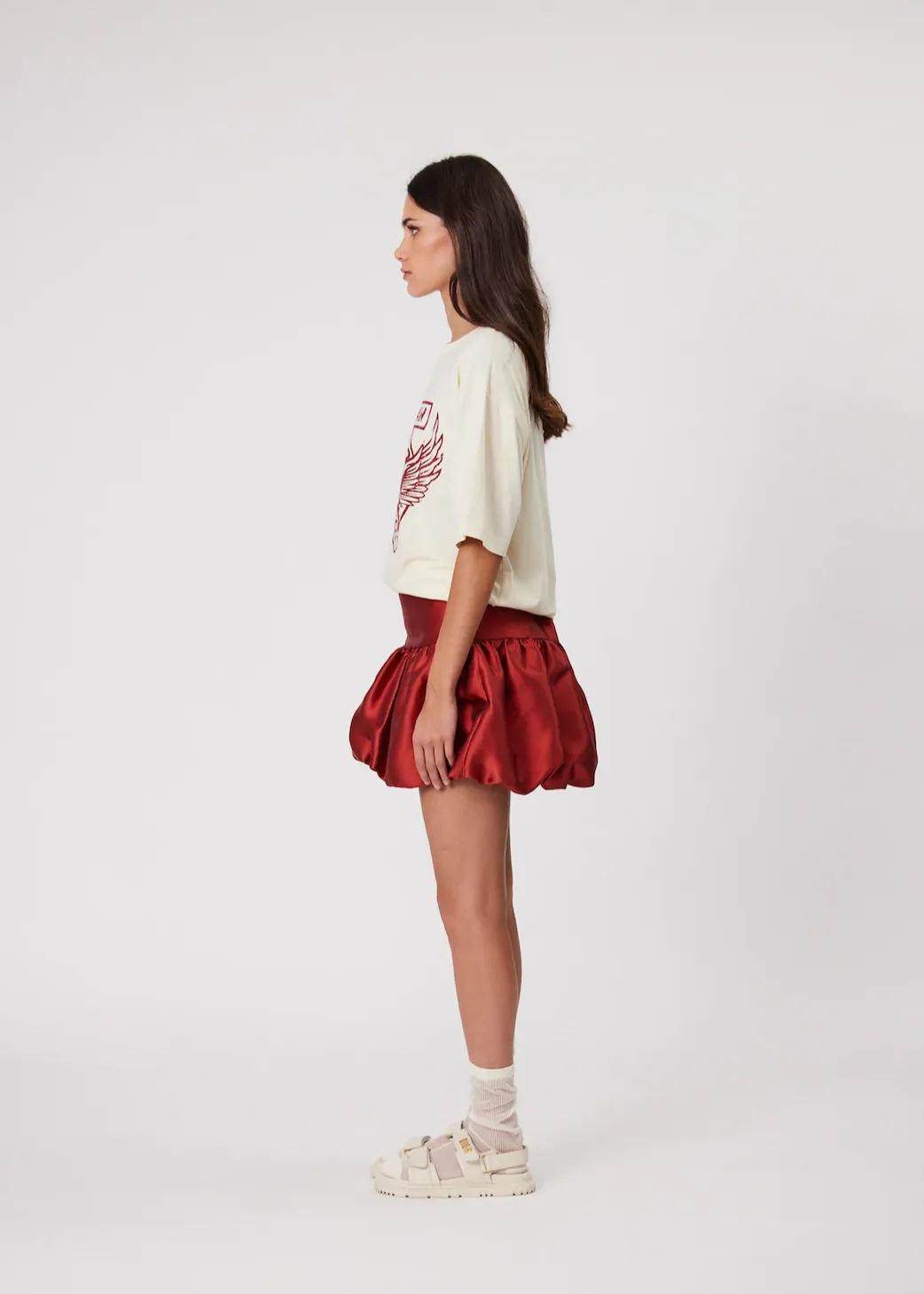 REMAIN Alexa Mini Skirt - Brick