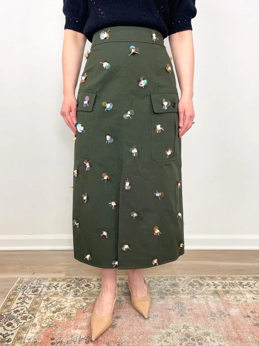 Rhodes Skirt in Cypress