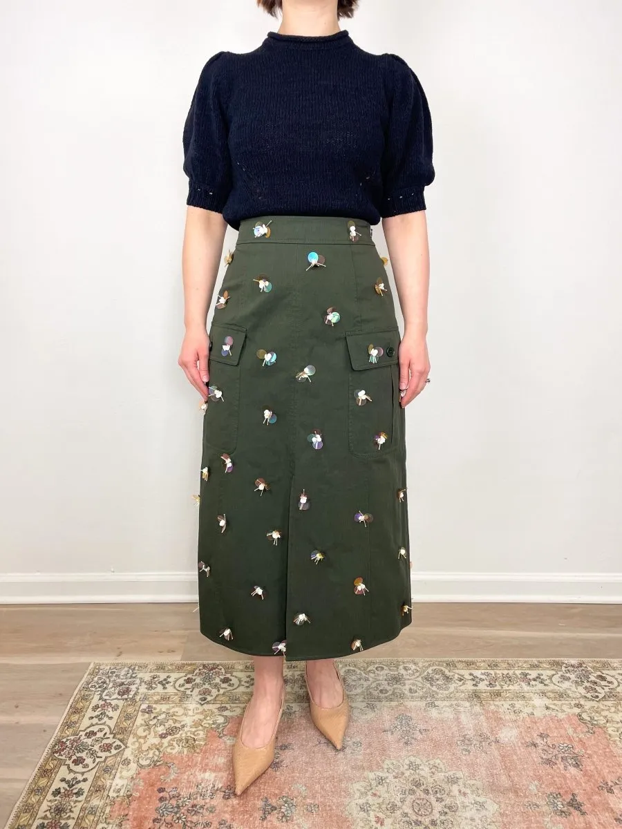 Rhodes Skirt in Cypress