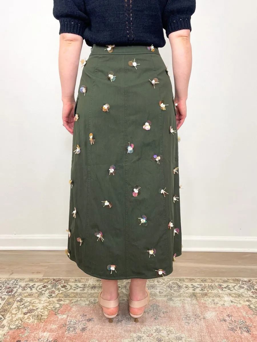 Rhodes Skirt in Cypress