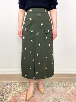 Rhodes Skirt in Cypress