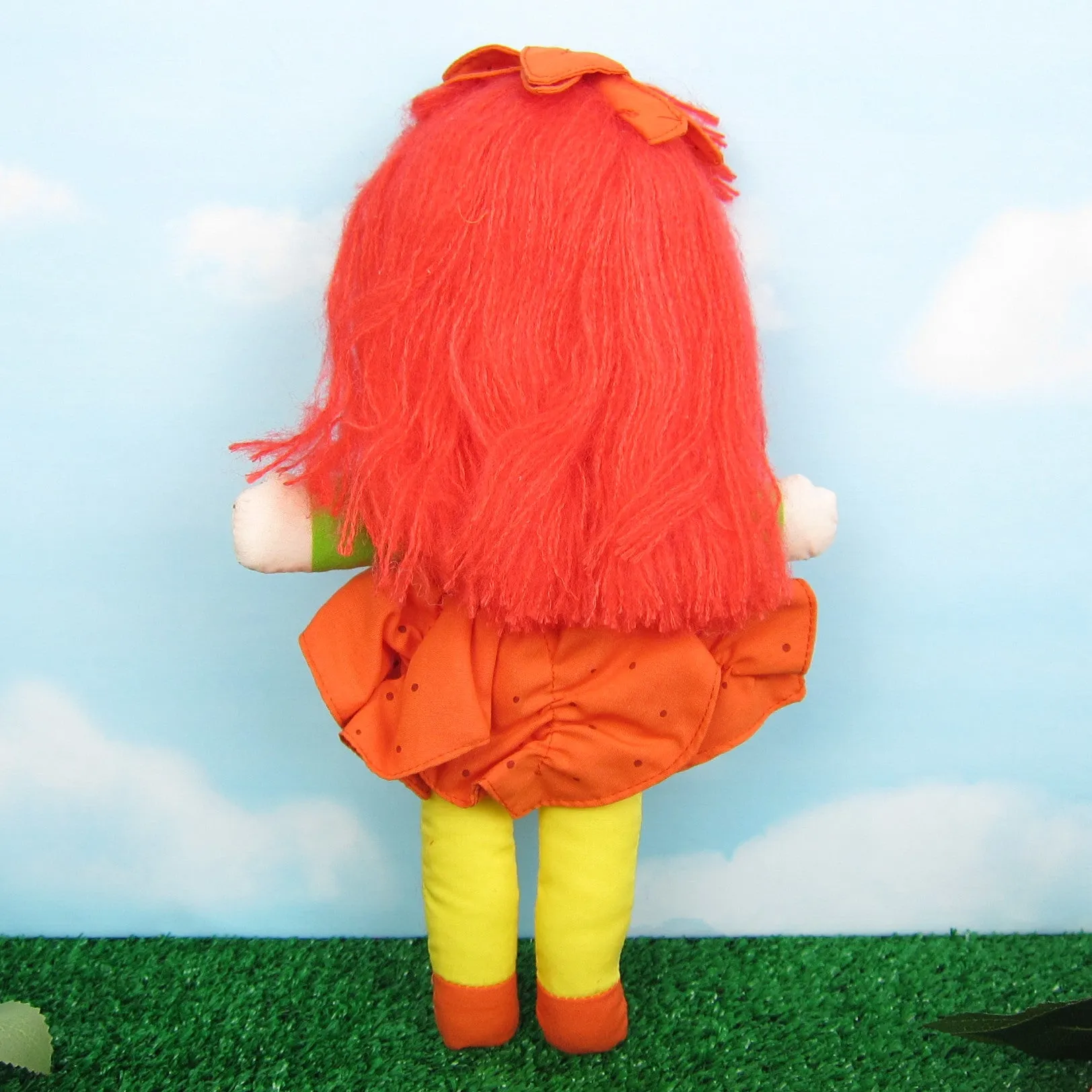 Scamper Lily Rag Doll Vintage 1986 Avon Little Blossom Cloth Toy