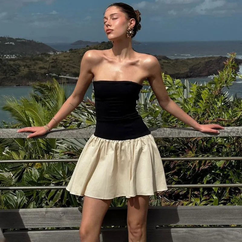 Sexy Off Shoulder Elegant Mini Dress Woman