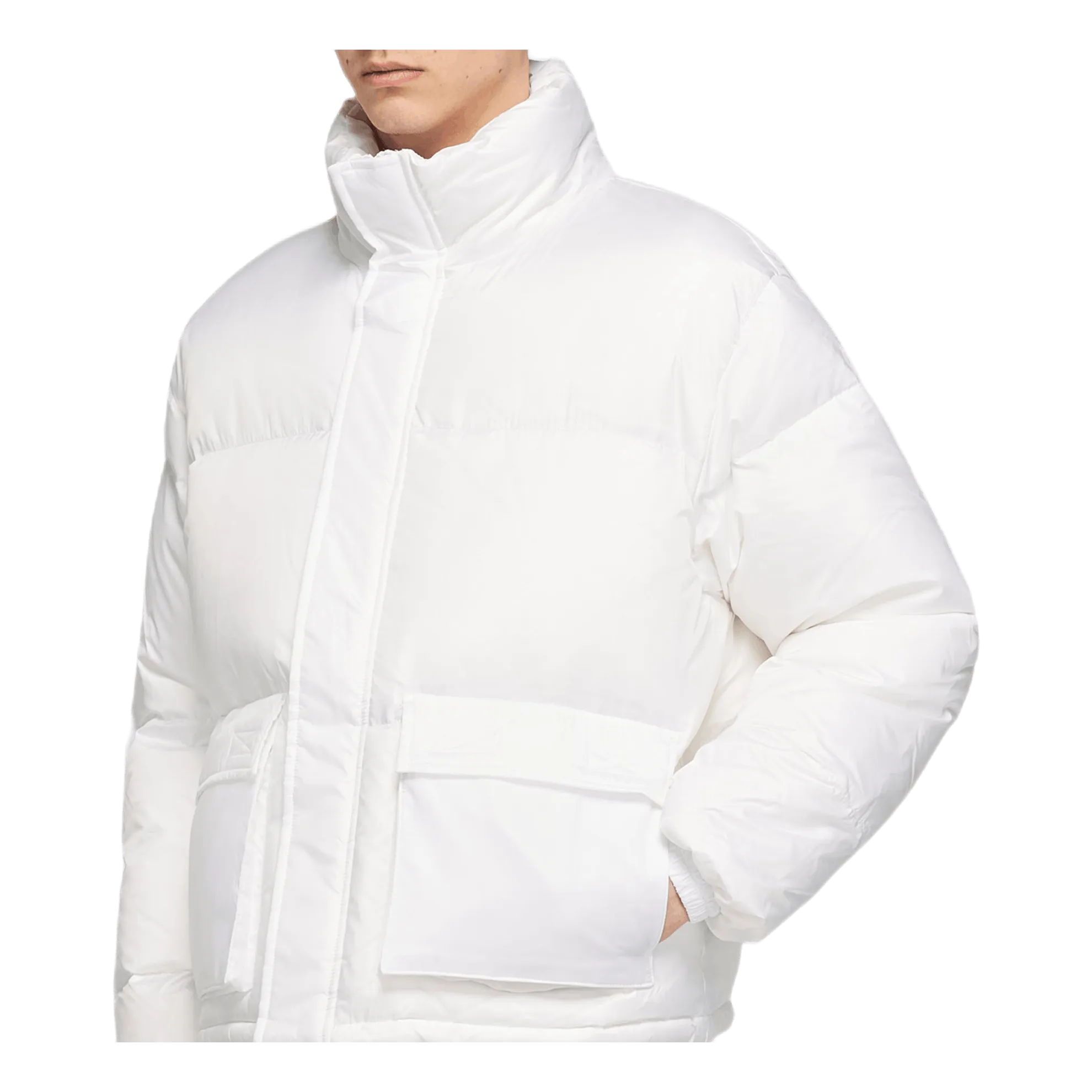 Short Puffer White