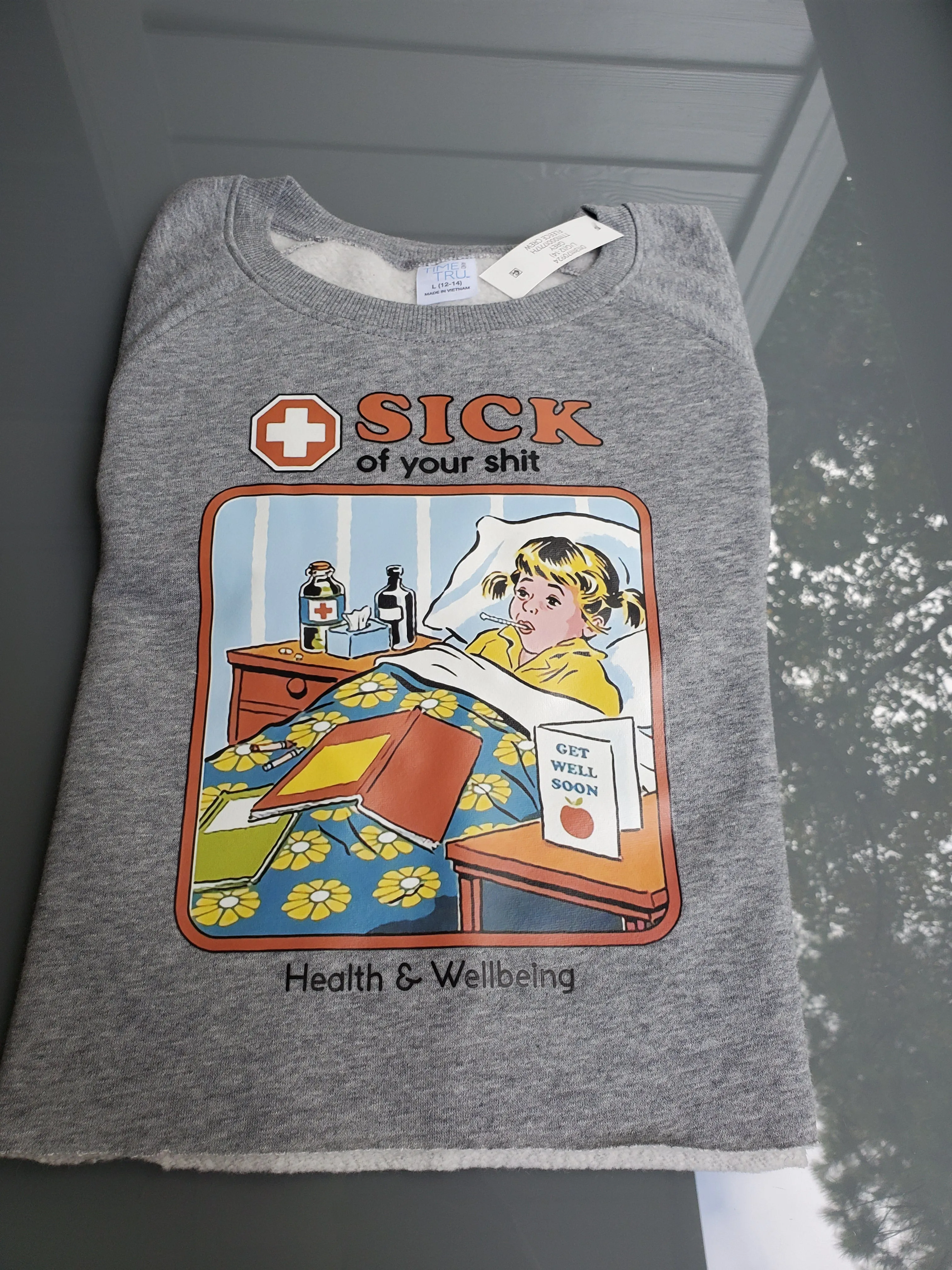 Sick Of Cropped Women's Sweatshirt