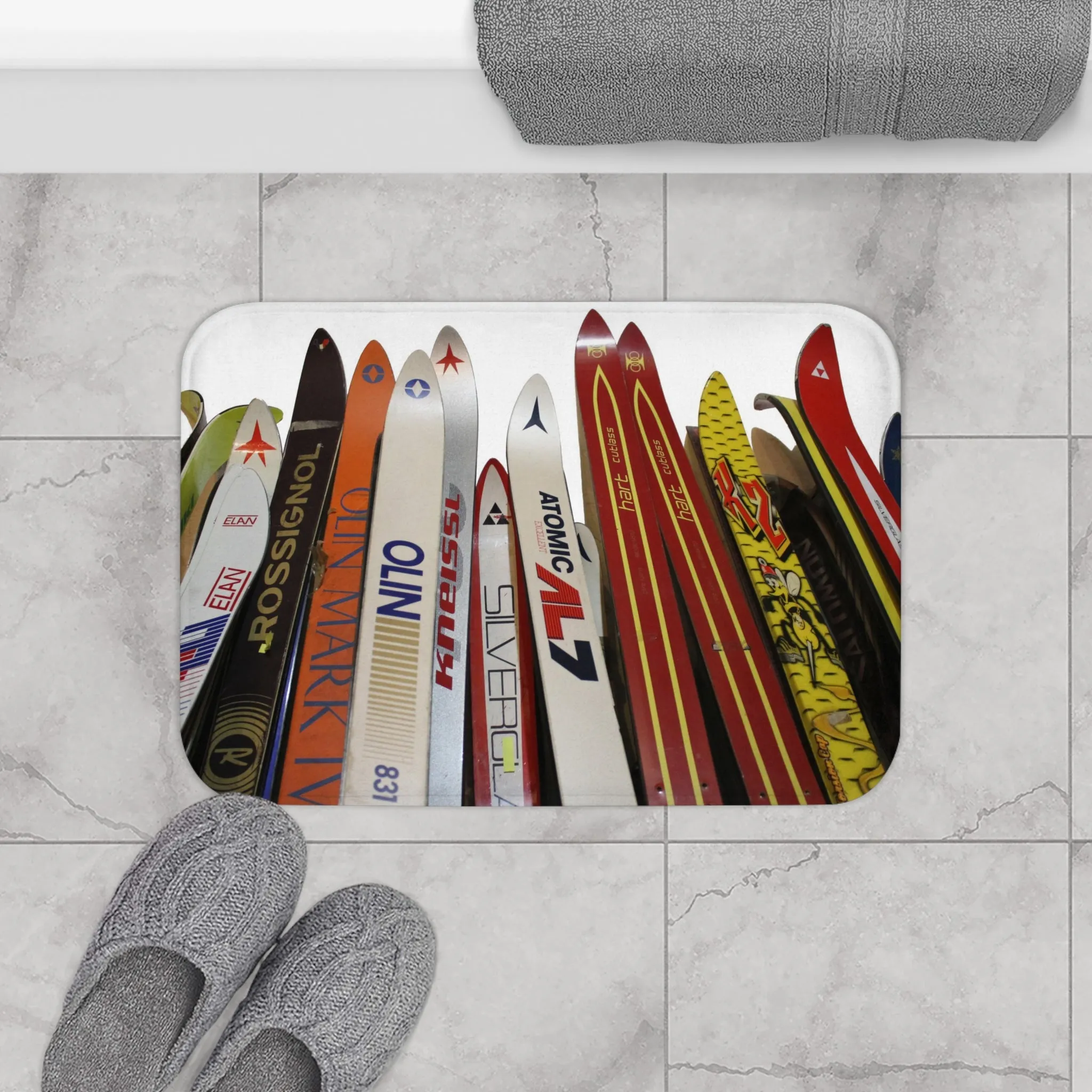 Skis - Bath Mat