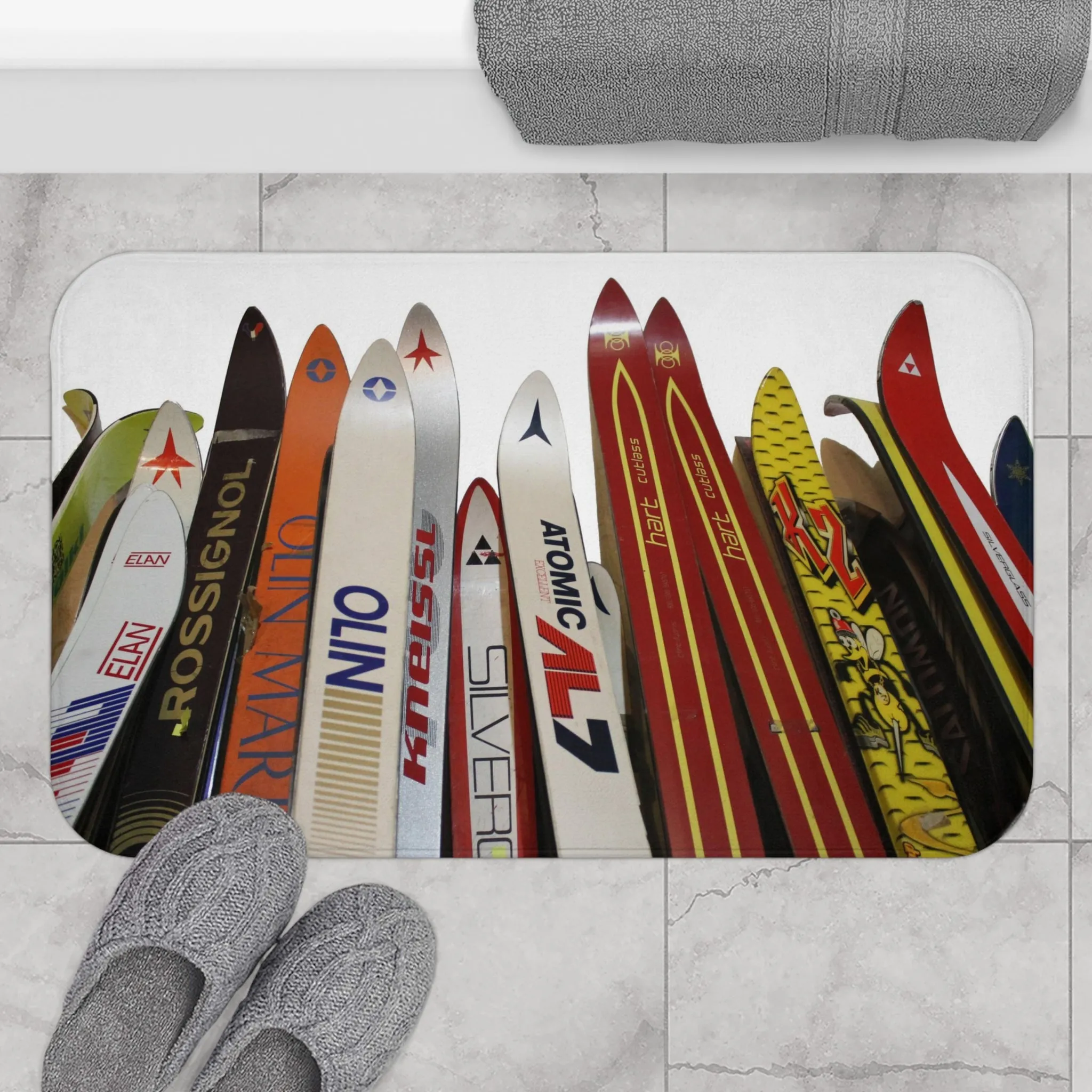 Skis - Bath Mat