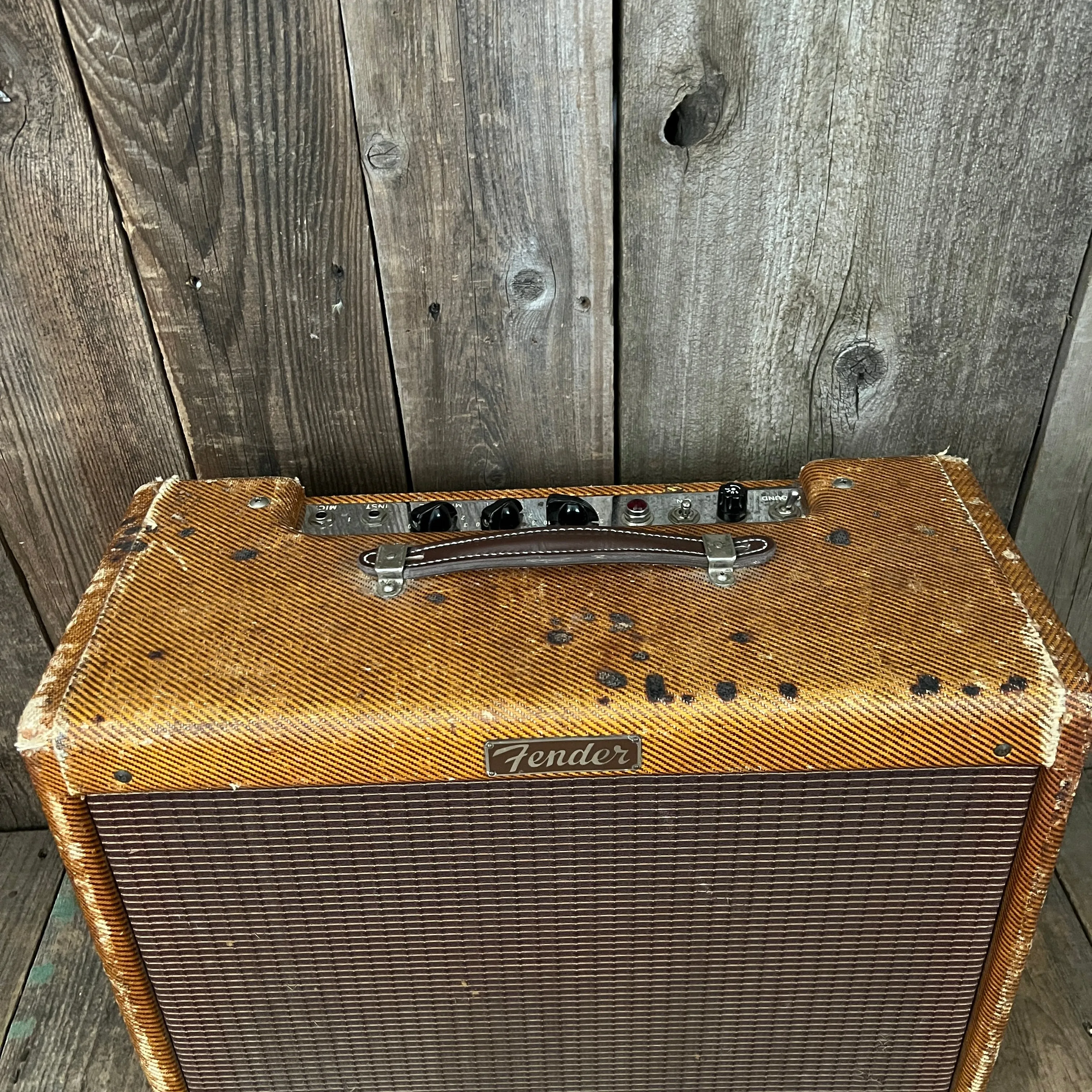 SOLD - Fender Deluxe Tweed 5E3 Small Box 1955