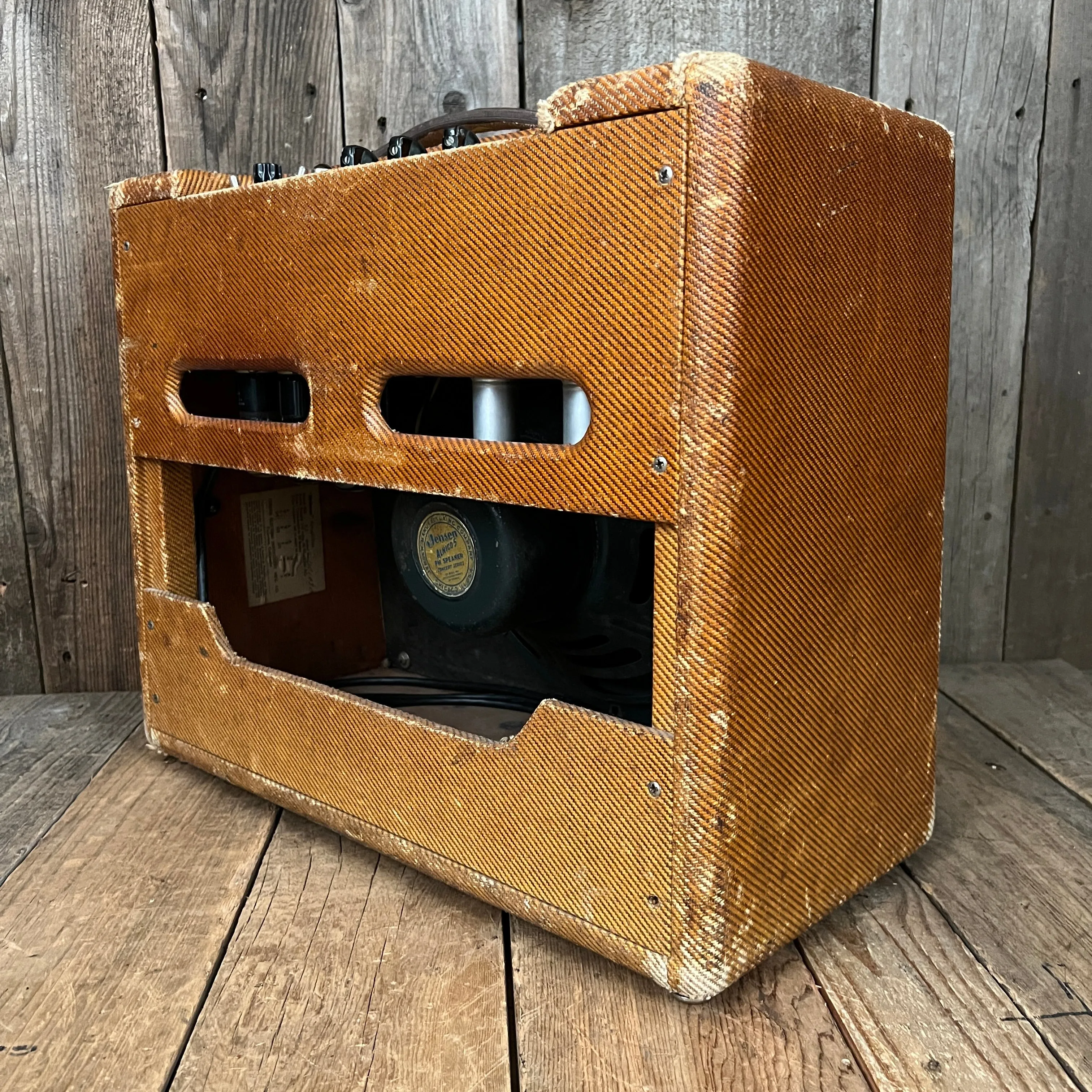 SOLD - Fender Deluxe Tweed 5E3 Small Box 1955